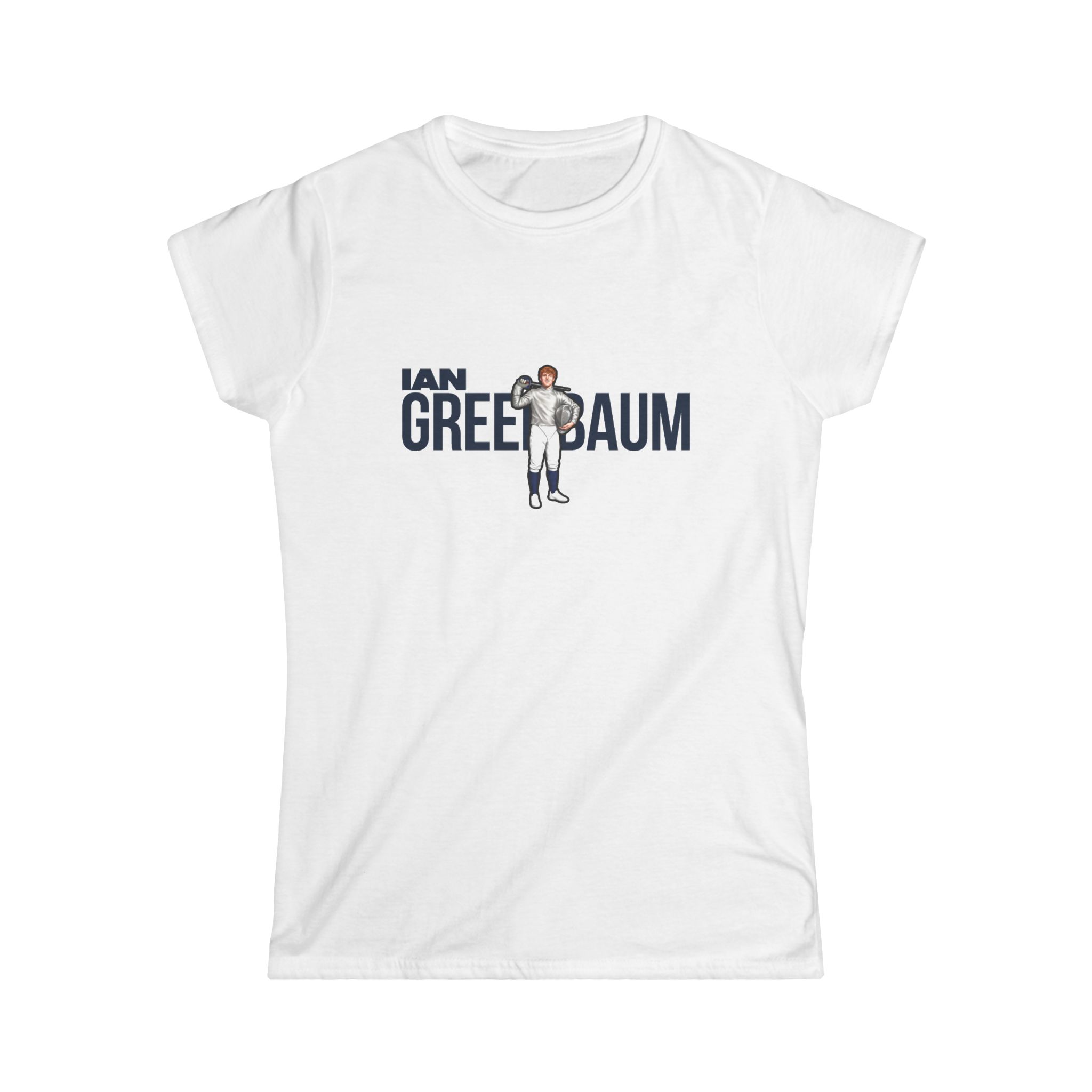 Women's Softstyle Tee — character_player_name in White