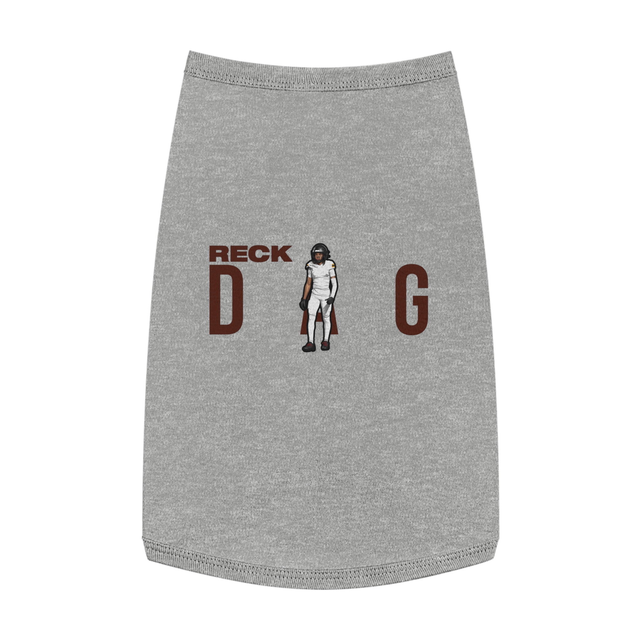 Pet Tank Top — character_player_name in White