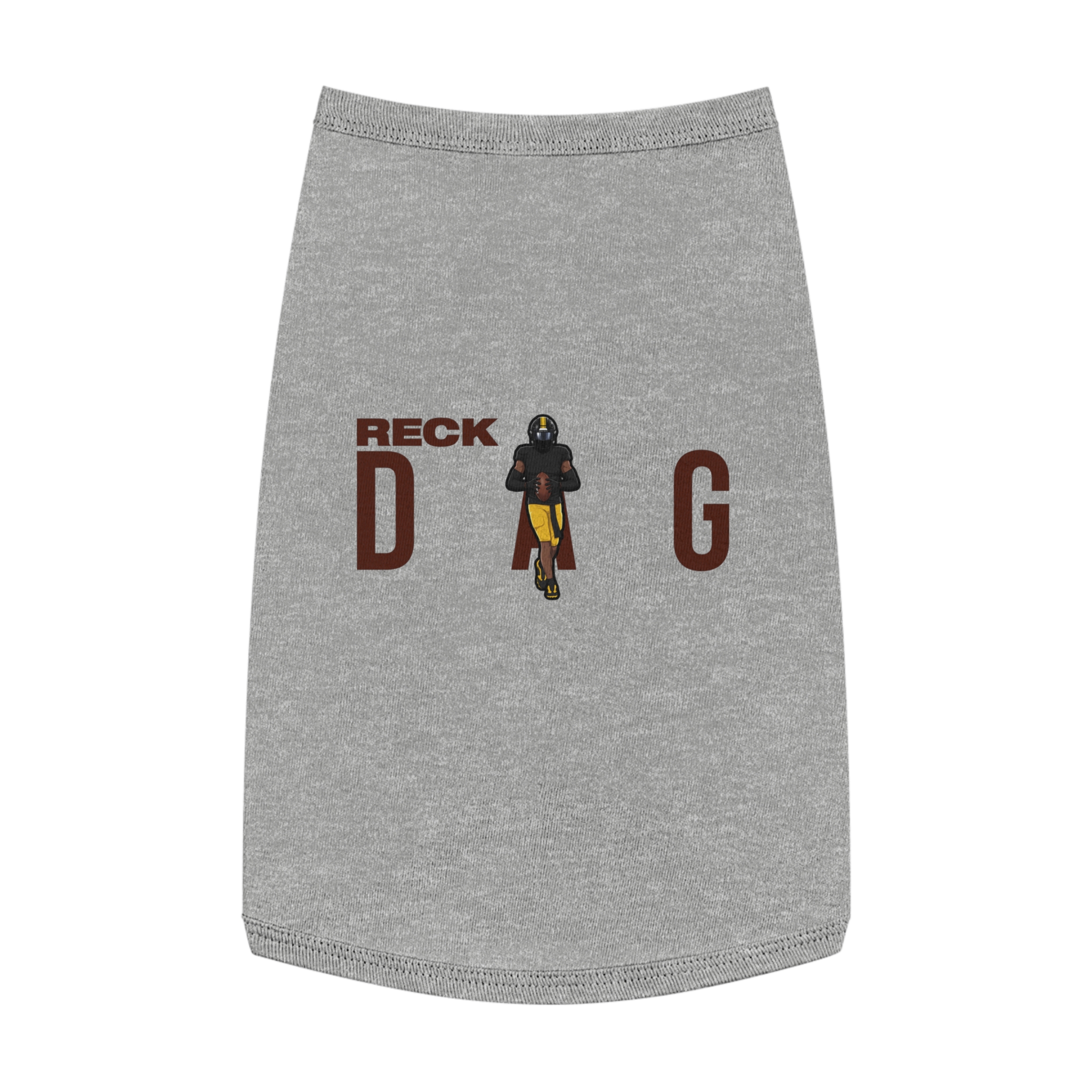 Pet Tank Top — character_player_name in White