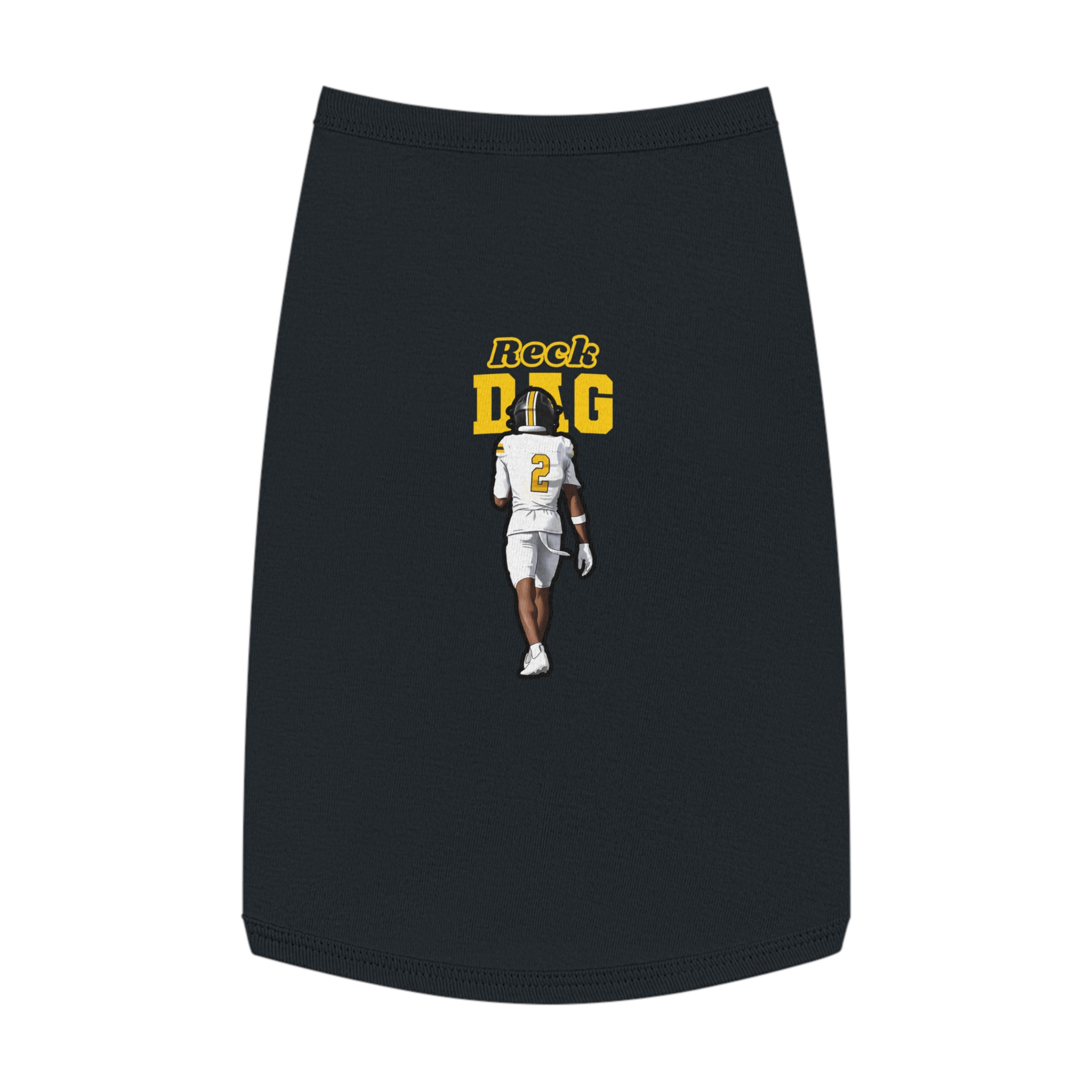 Pet Tank Top — character_name_arch in Black