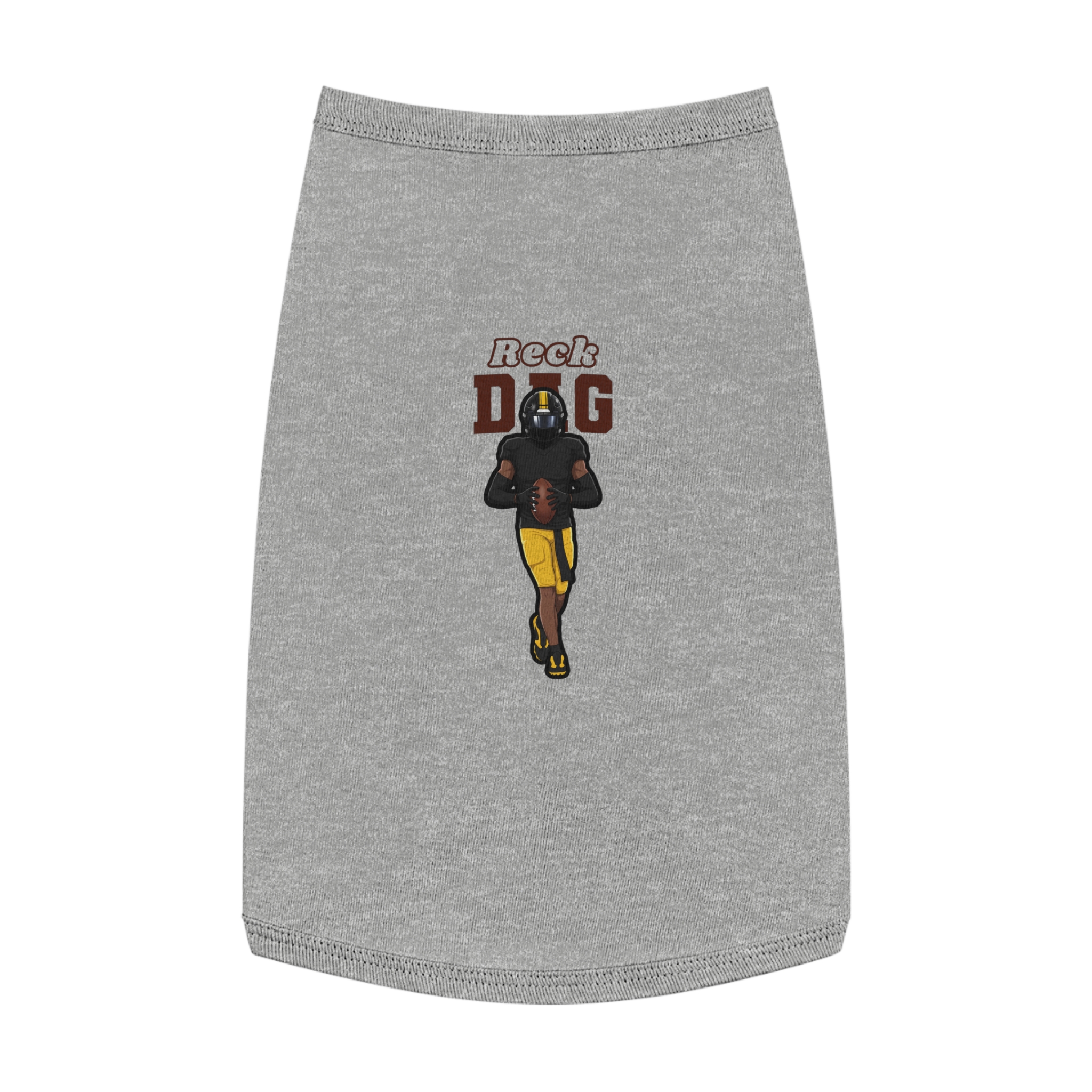 Pet Tank Top — character_name_arch in White