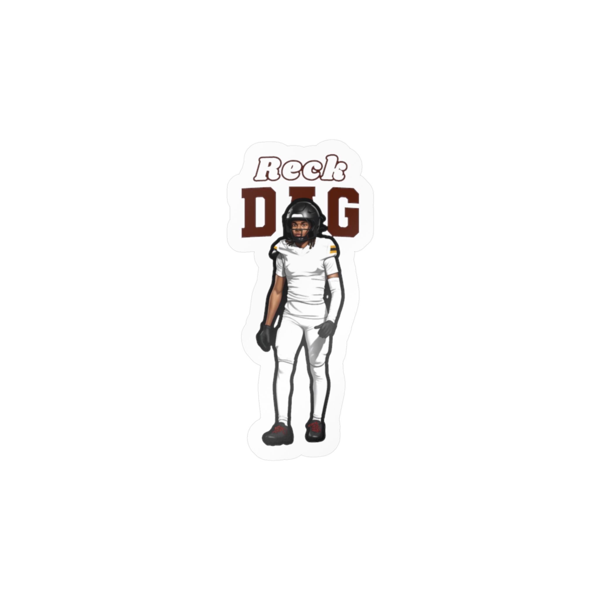 Vinyl Sticker — character_name_arch in Classic