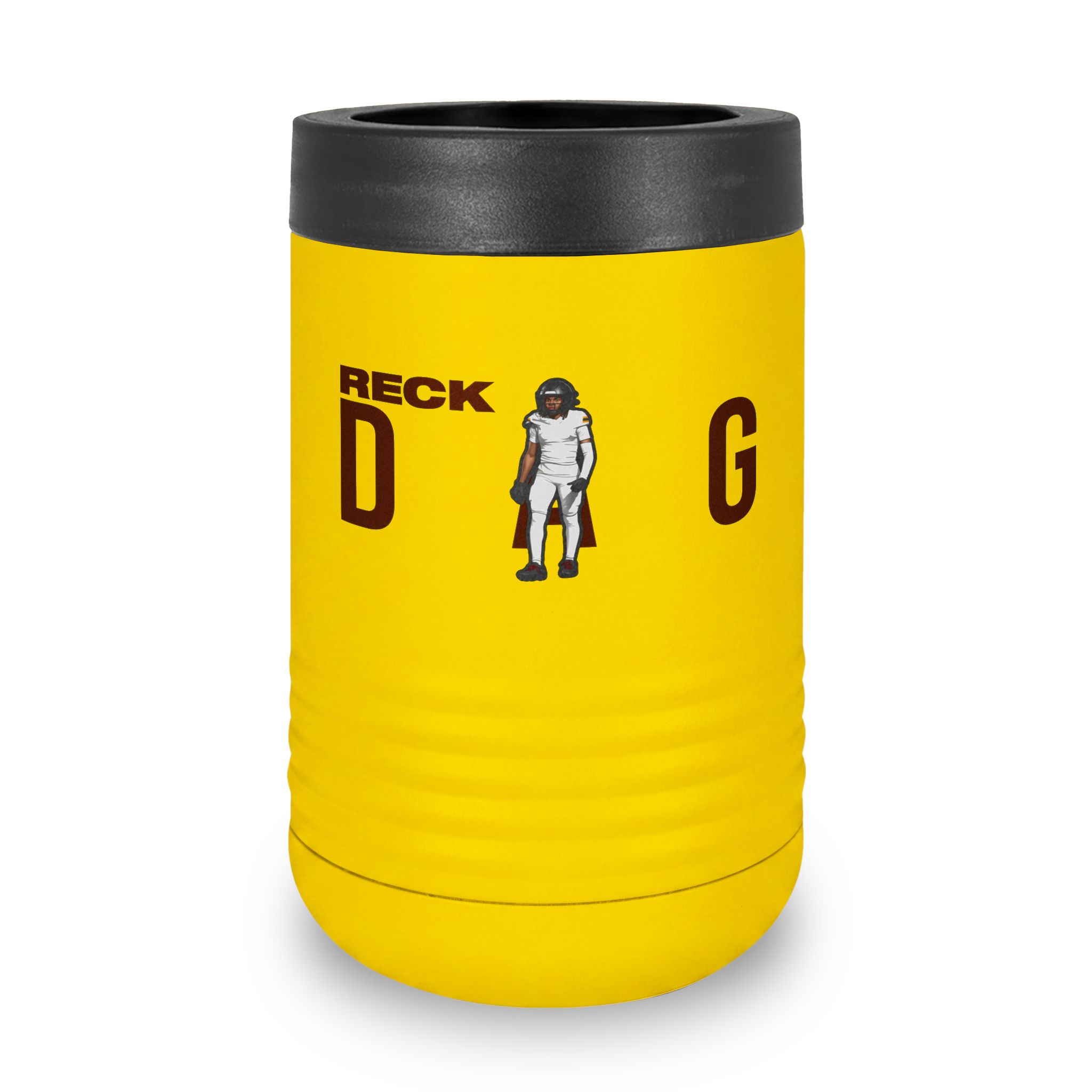 Stainless Can Cooler — character_player_name in Yellow