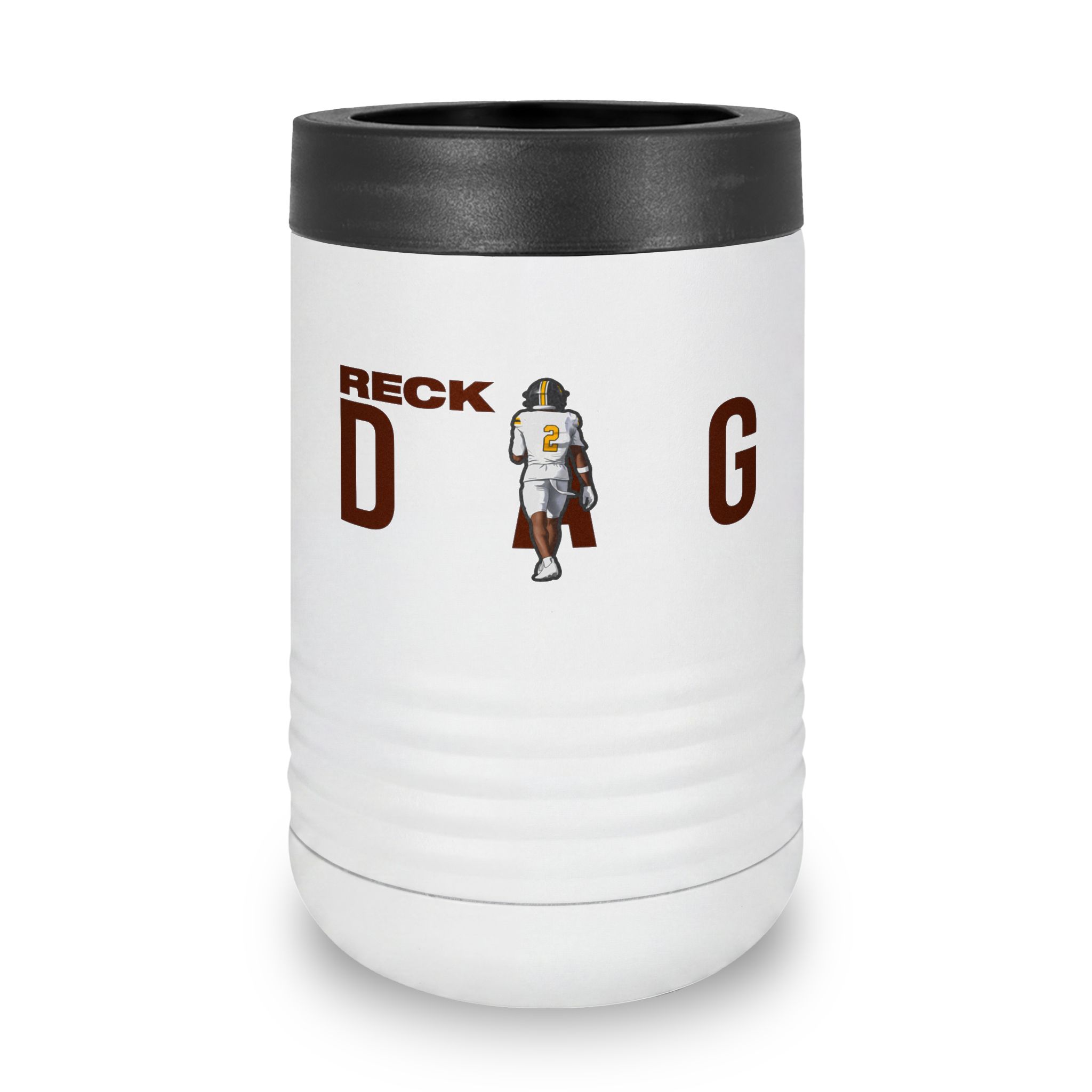 Stainless Can Cooler — character_player_name in White