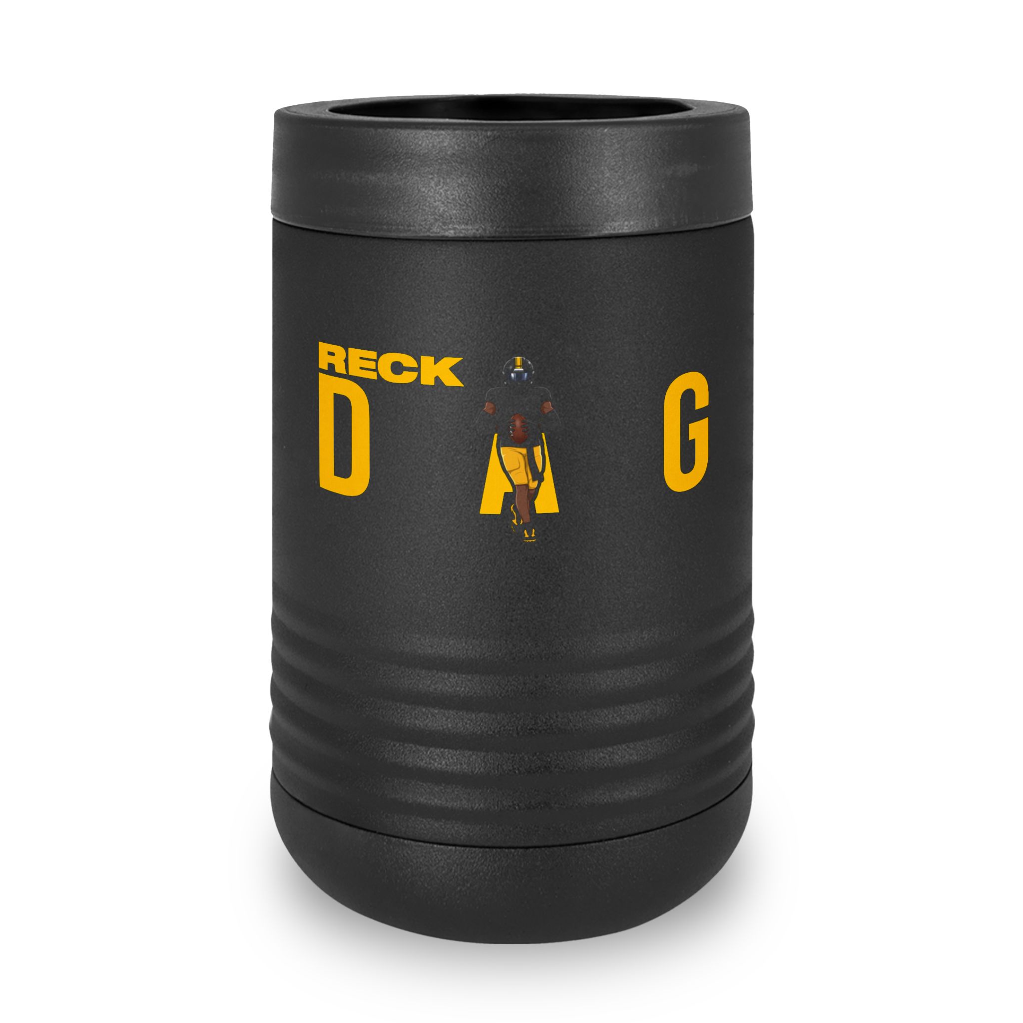 Stainless Can Cooler — character_player_name in Black