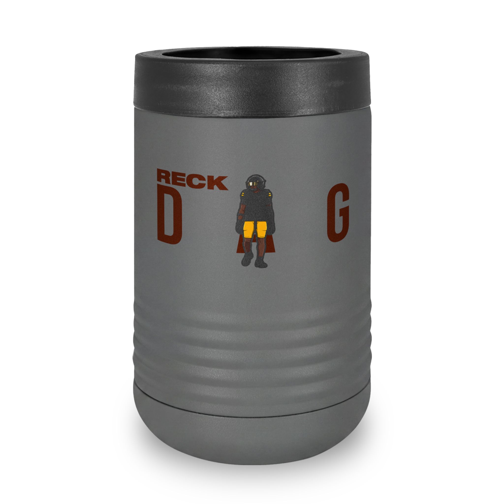 Stainless Can Cooler — character_player_name in Grey