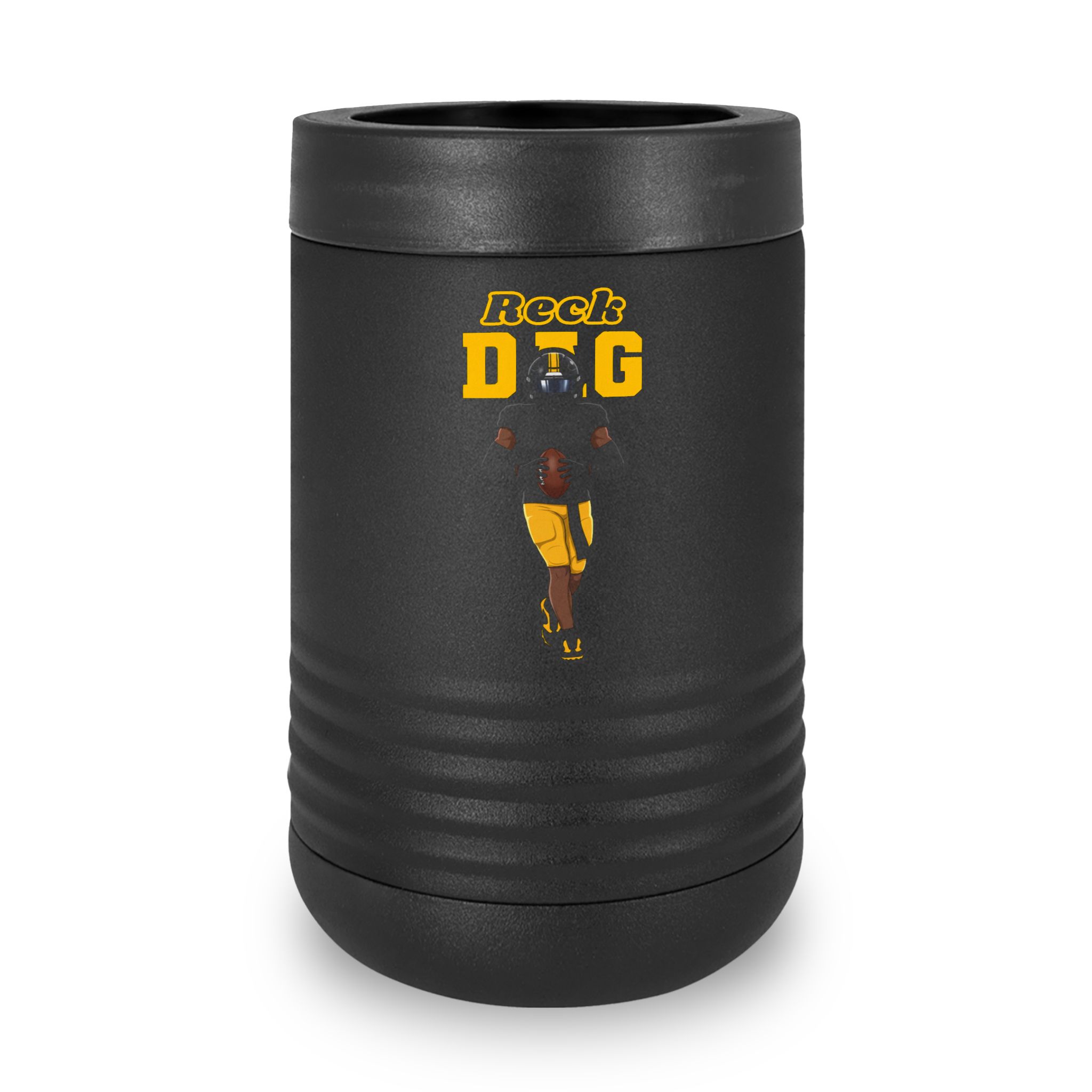Stainless Can Cooler — character_name_arch in Black