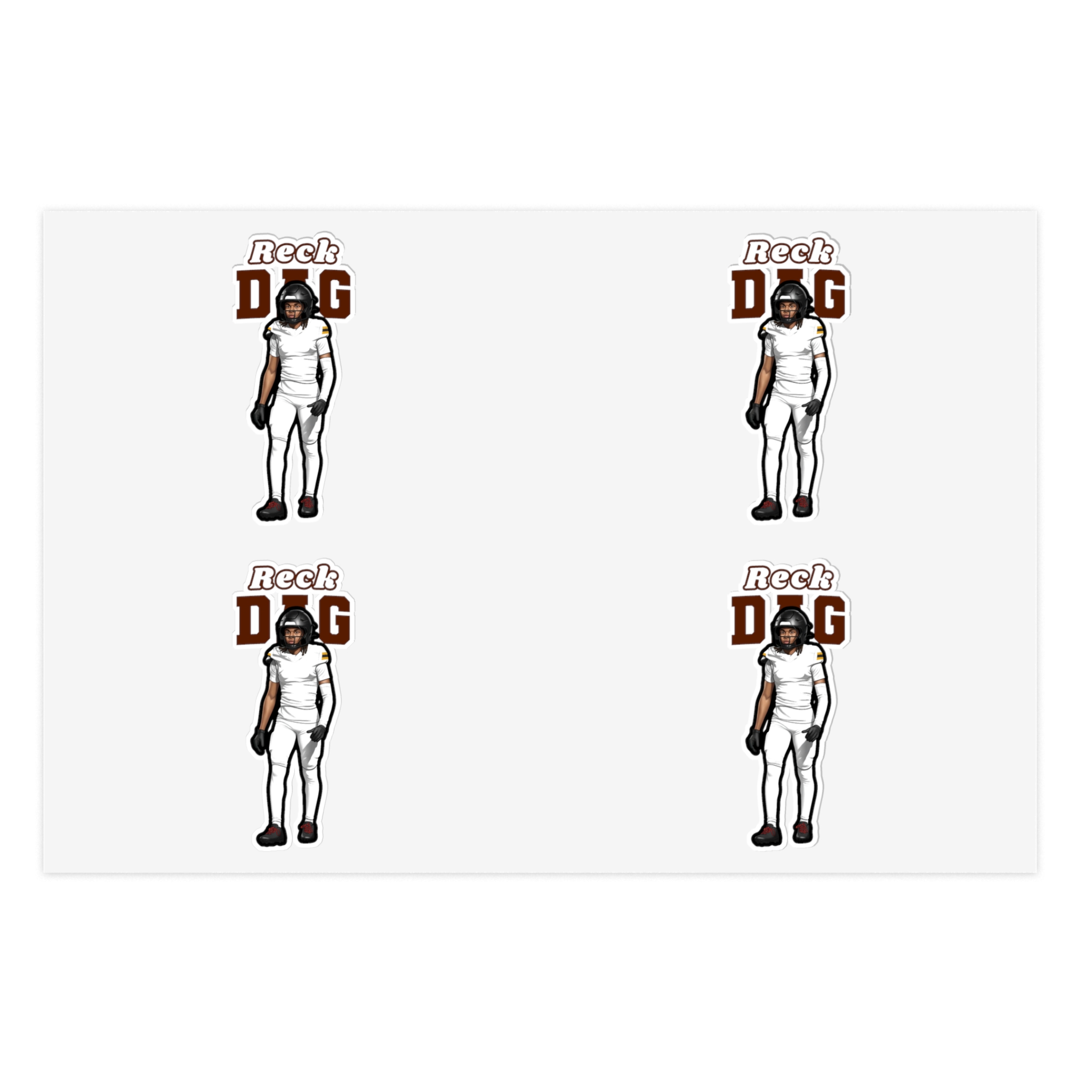 Sticker Sheet — character_name_arch in Classic