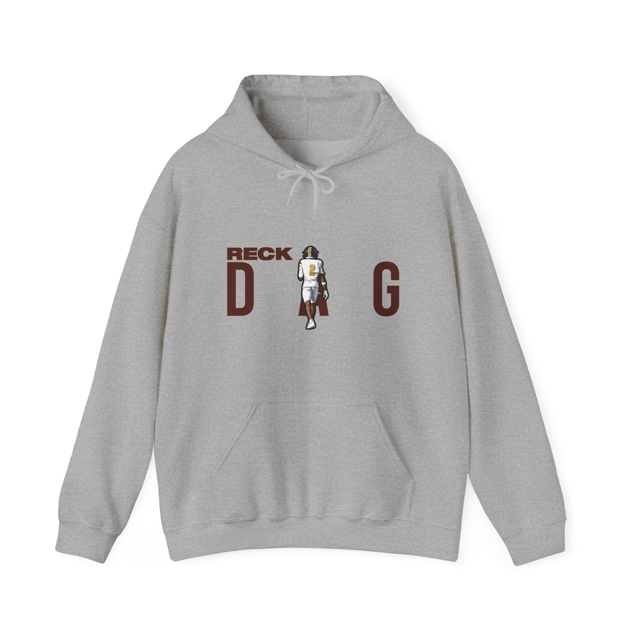 Hoodie — character_player_name in Grey