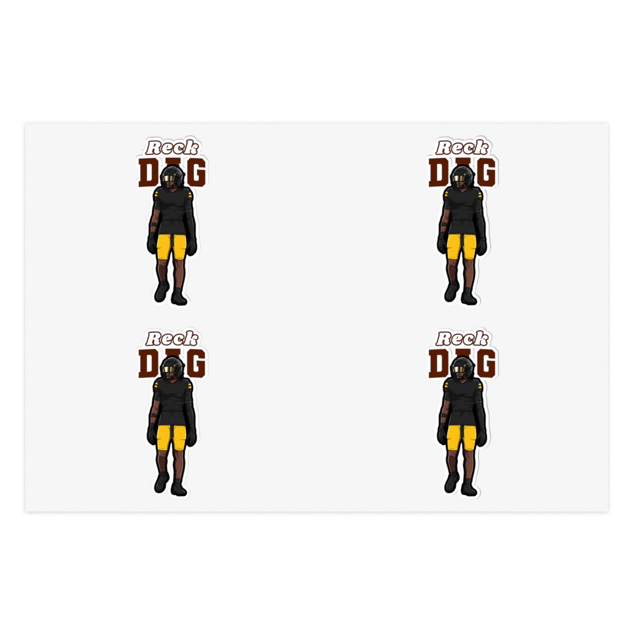 Sticker Sheet — character_name_arch in Classic