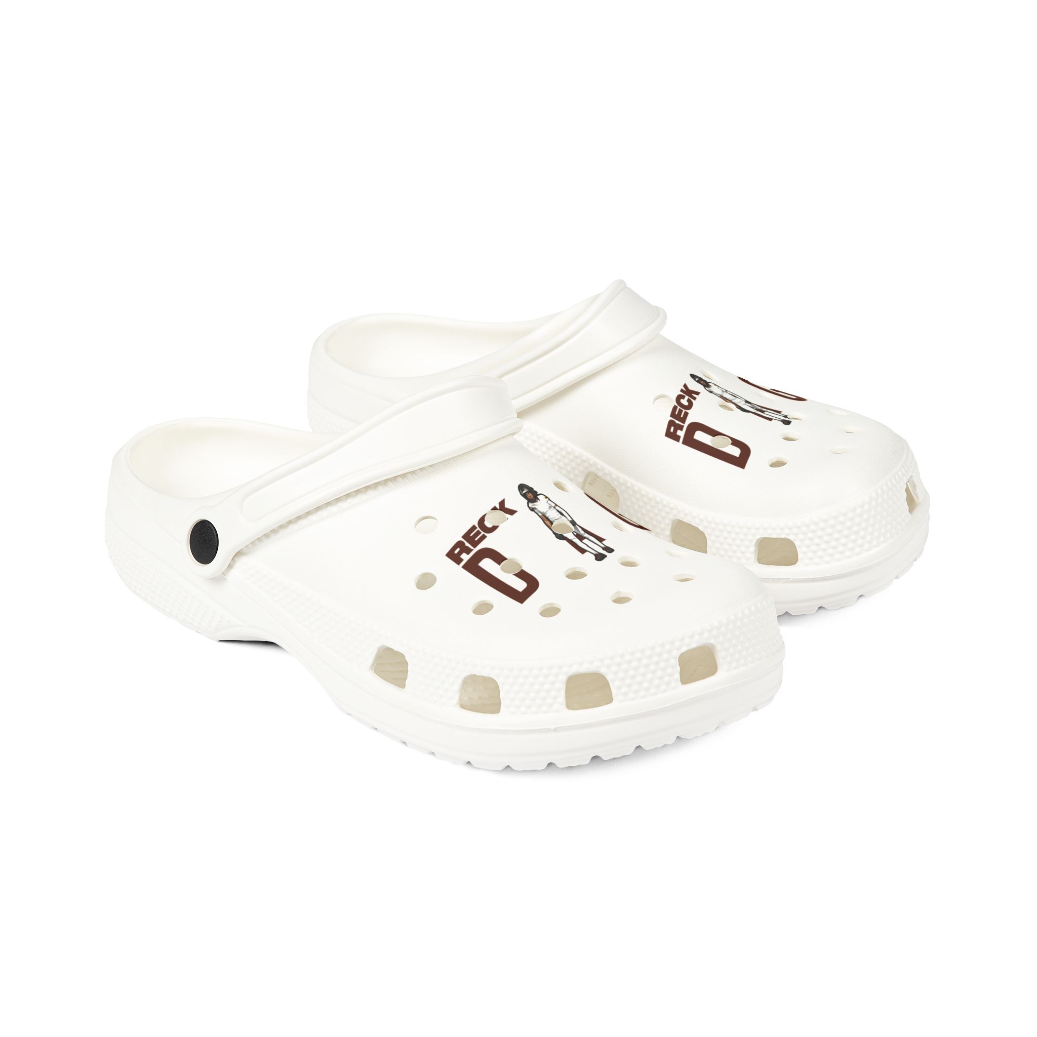 Rubber Clogs — character_player_name in White