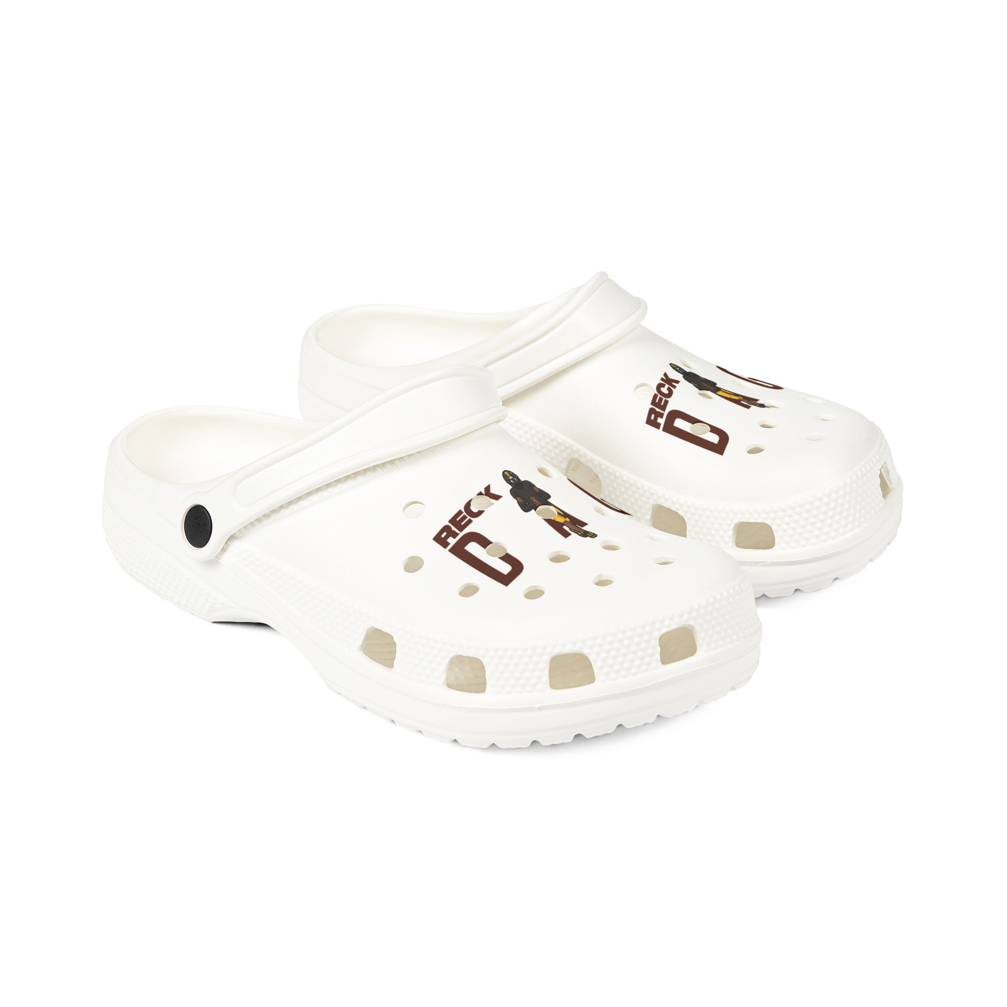 Rubber Clogs — character_player_name in White