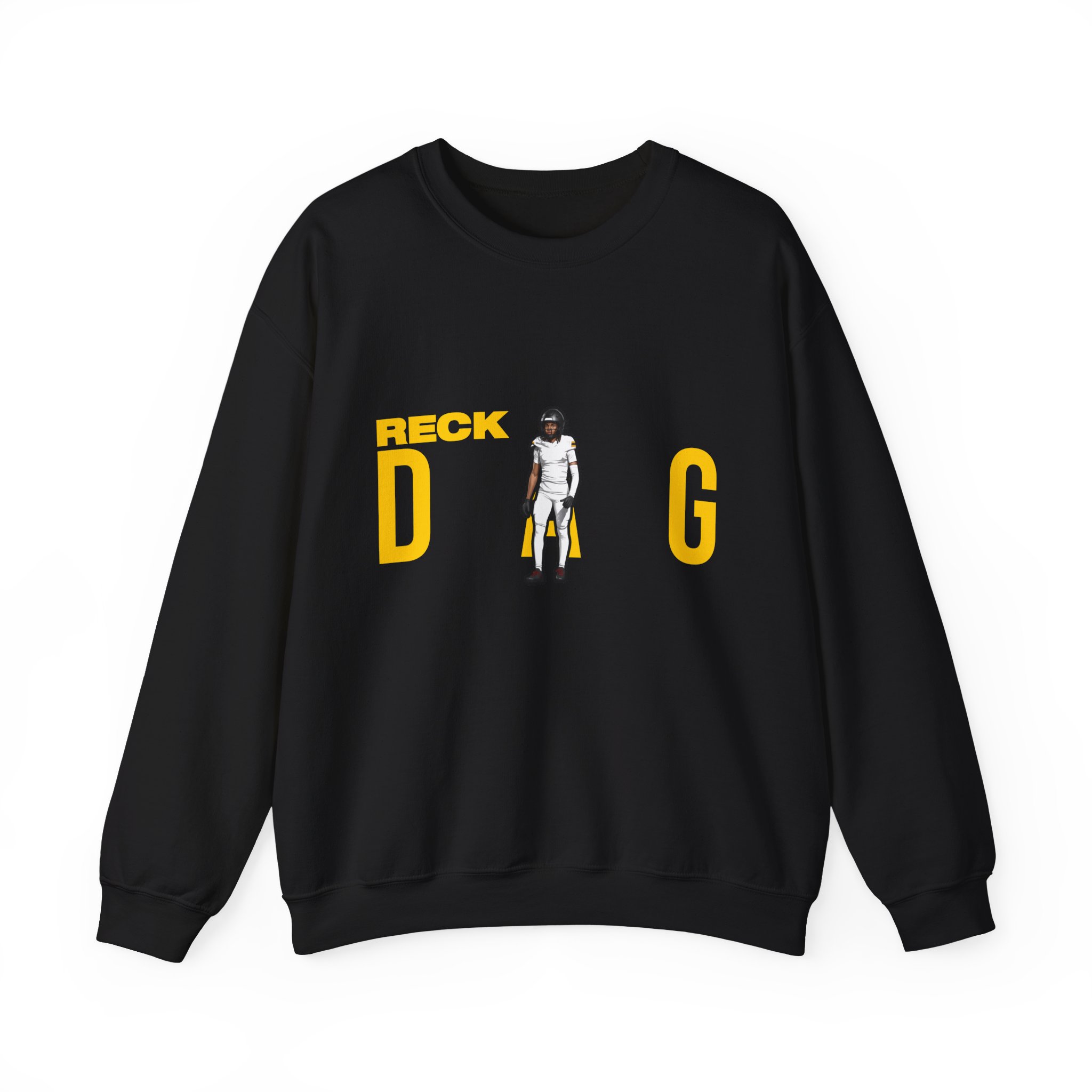 Crewneck Sweatshirt — character_player_name in Black