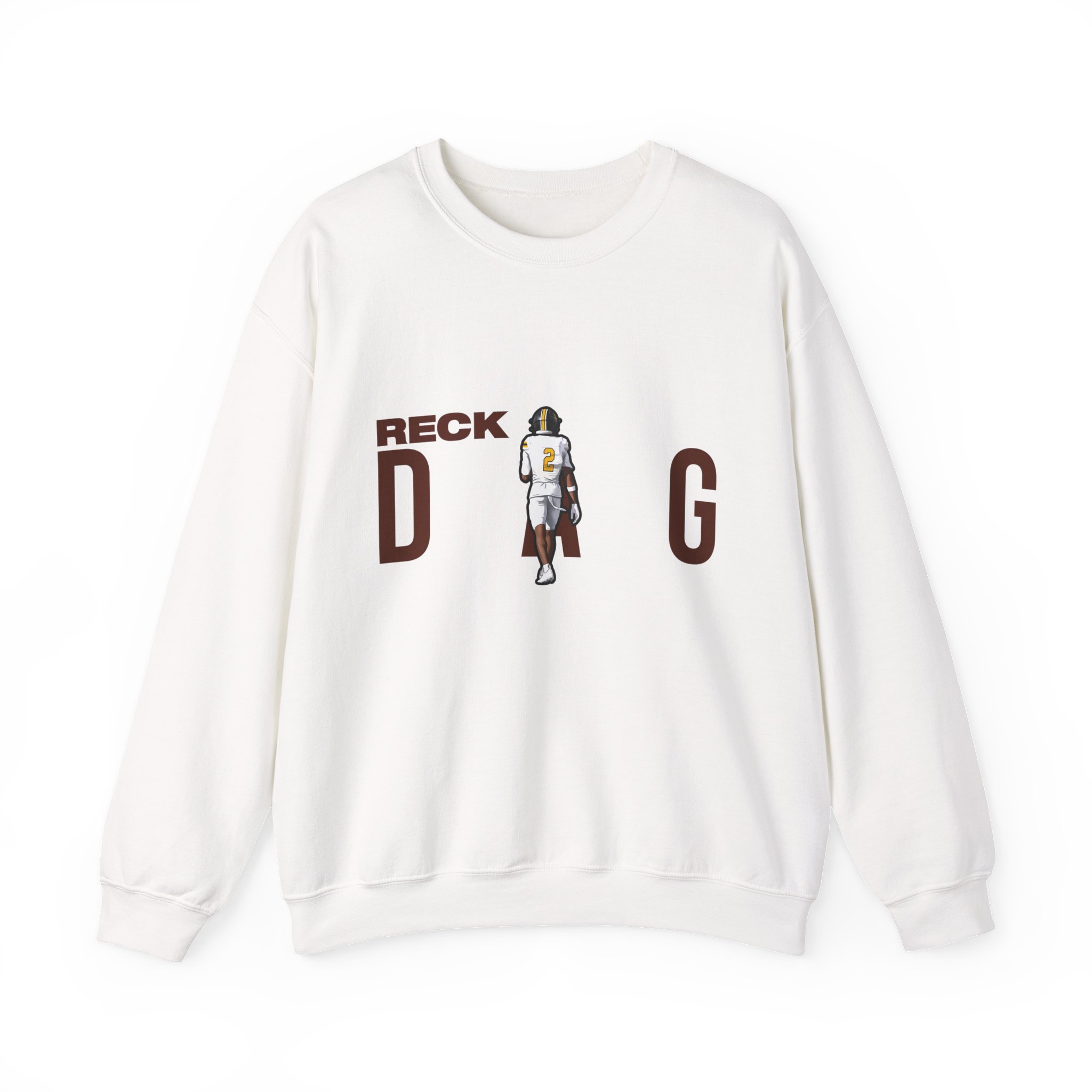 Crewneck Sweatshirt — character_player_name in White