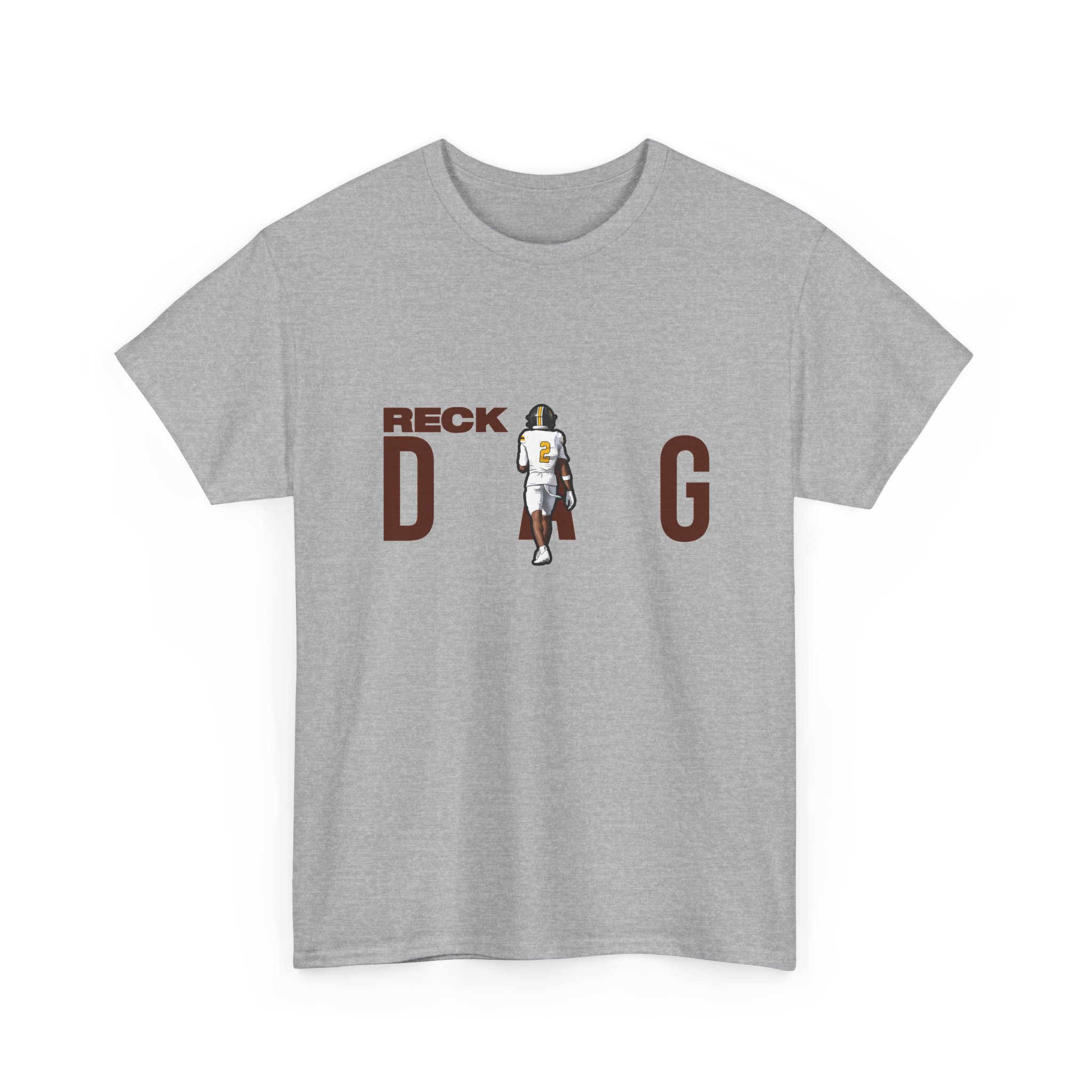 Tee — character_player_name in Grey