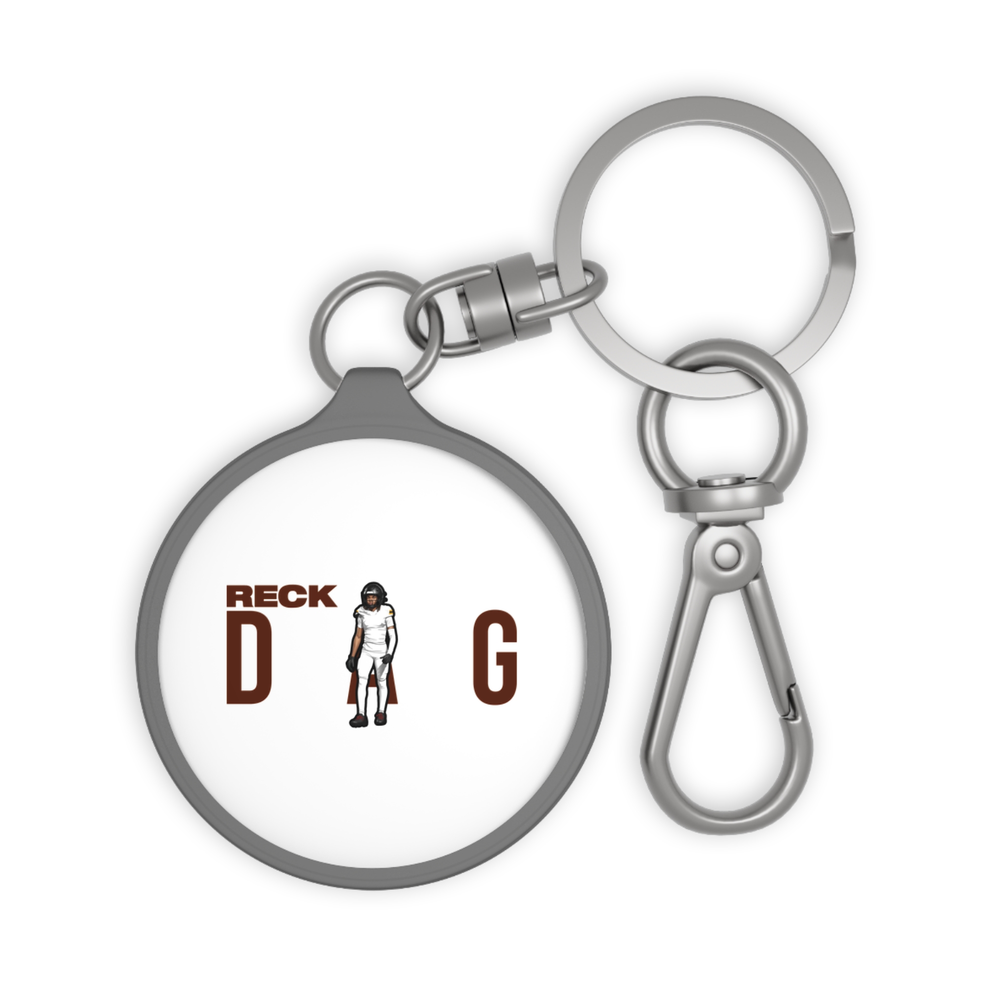 Keychain — character_player_name in Grey