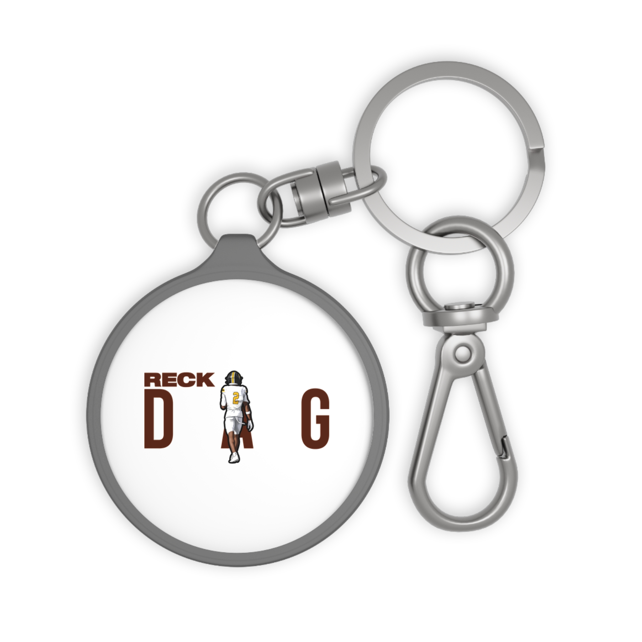 Keychain — character_player_name in Grey