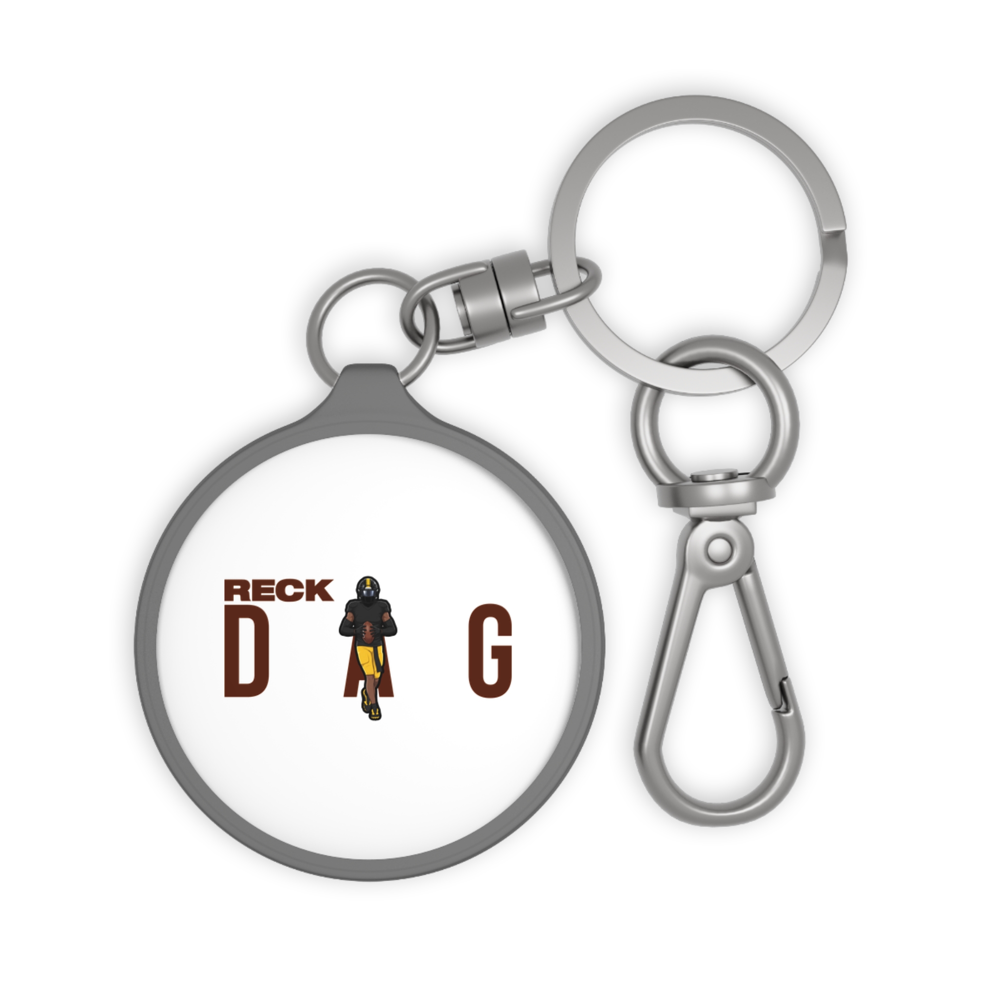 Keychain — character_player_name in Grey