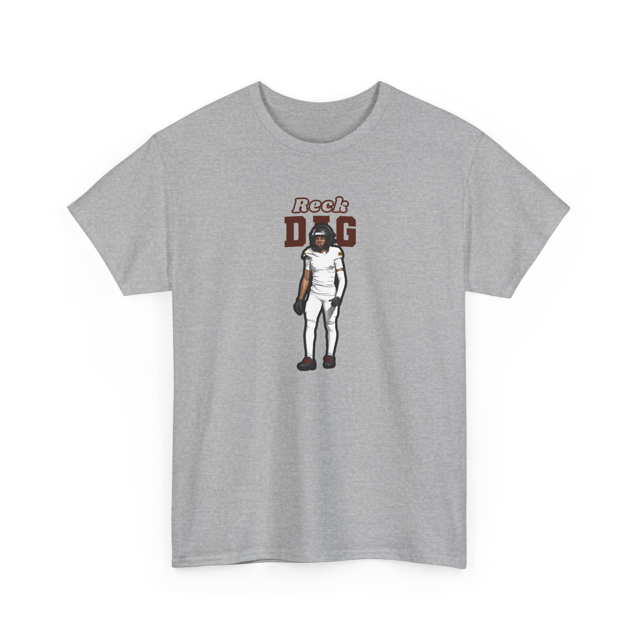 Tee — character_name_arch in Grey