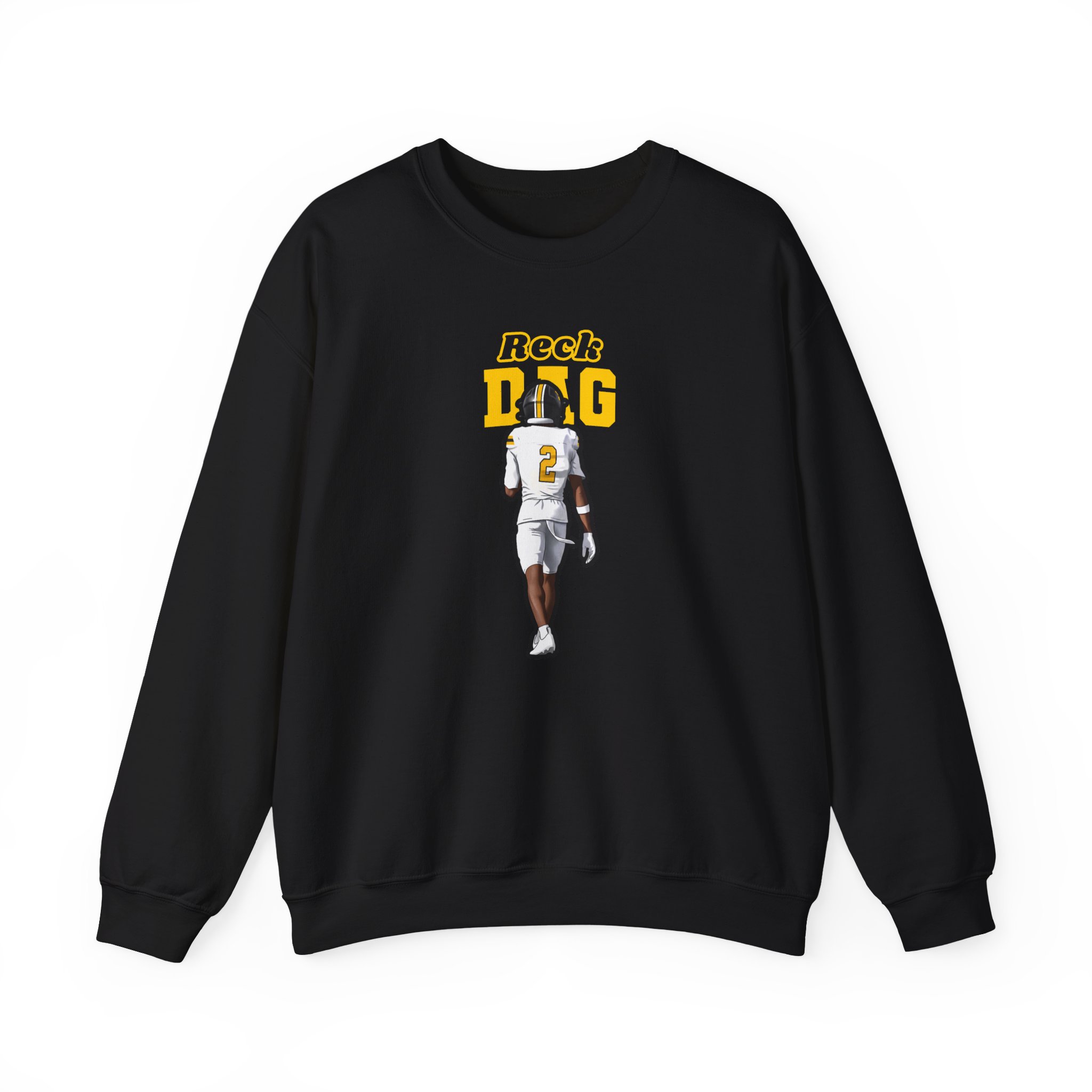 Crewneck Sweatshirt — character_name_arch in Black