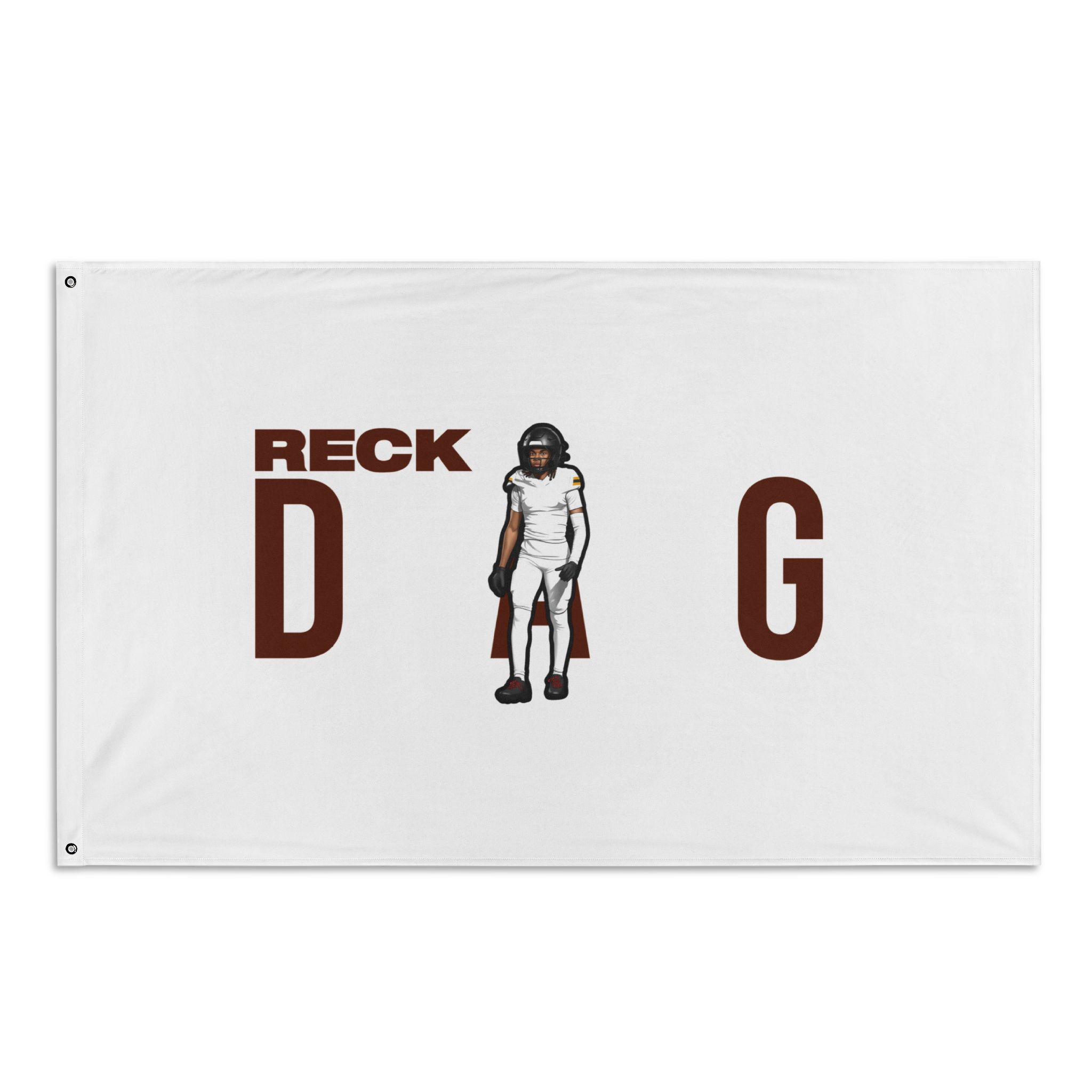 Flag (35 × 56 in) — character_player_name in Classic