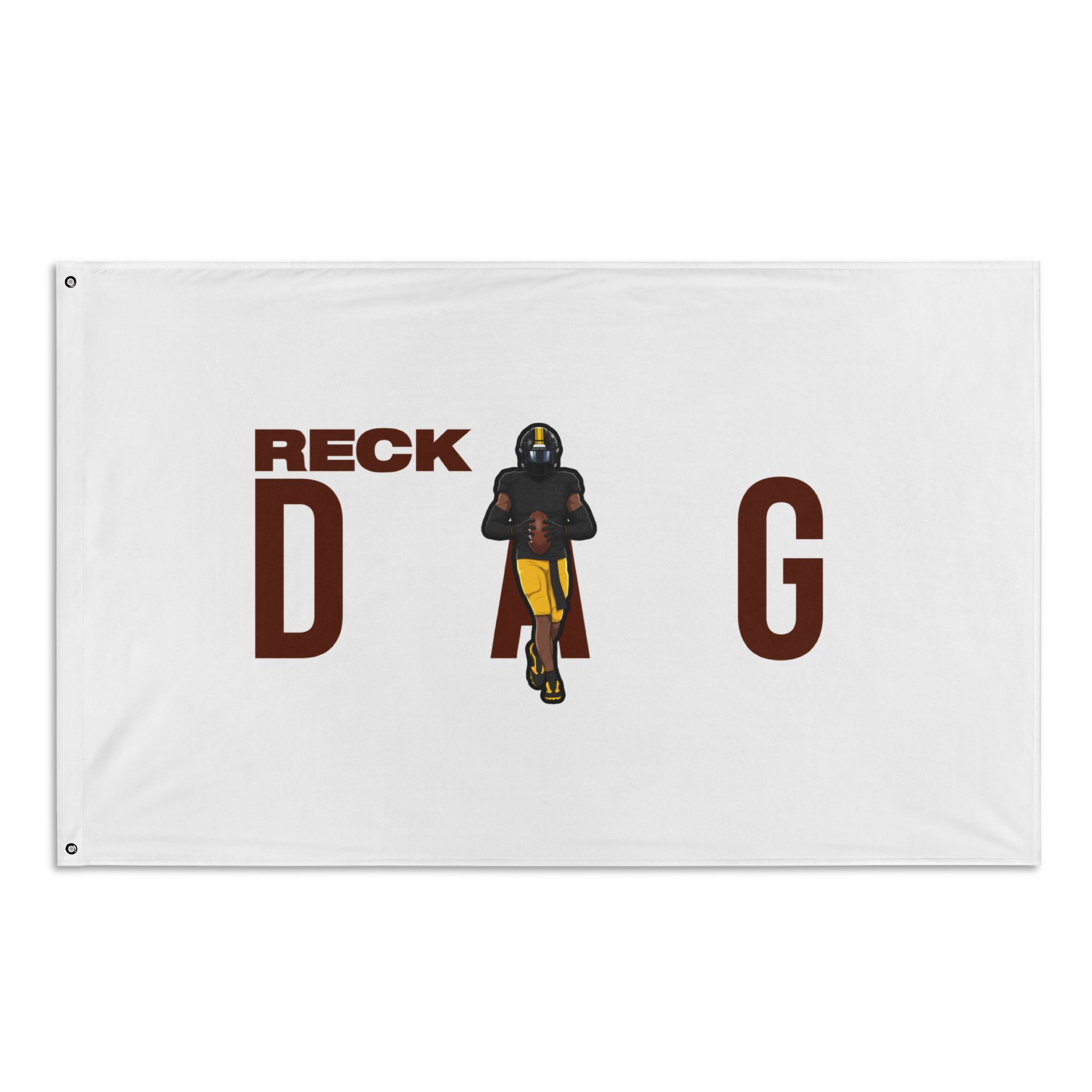 Flag (35 × 56 in) — character_player_name in Classic