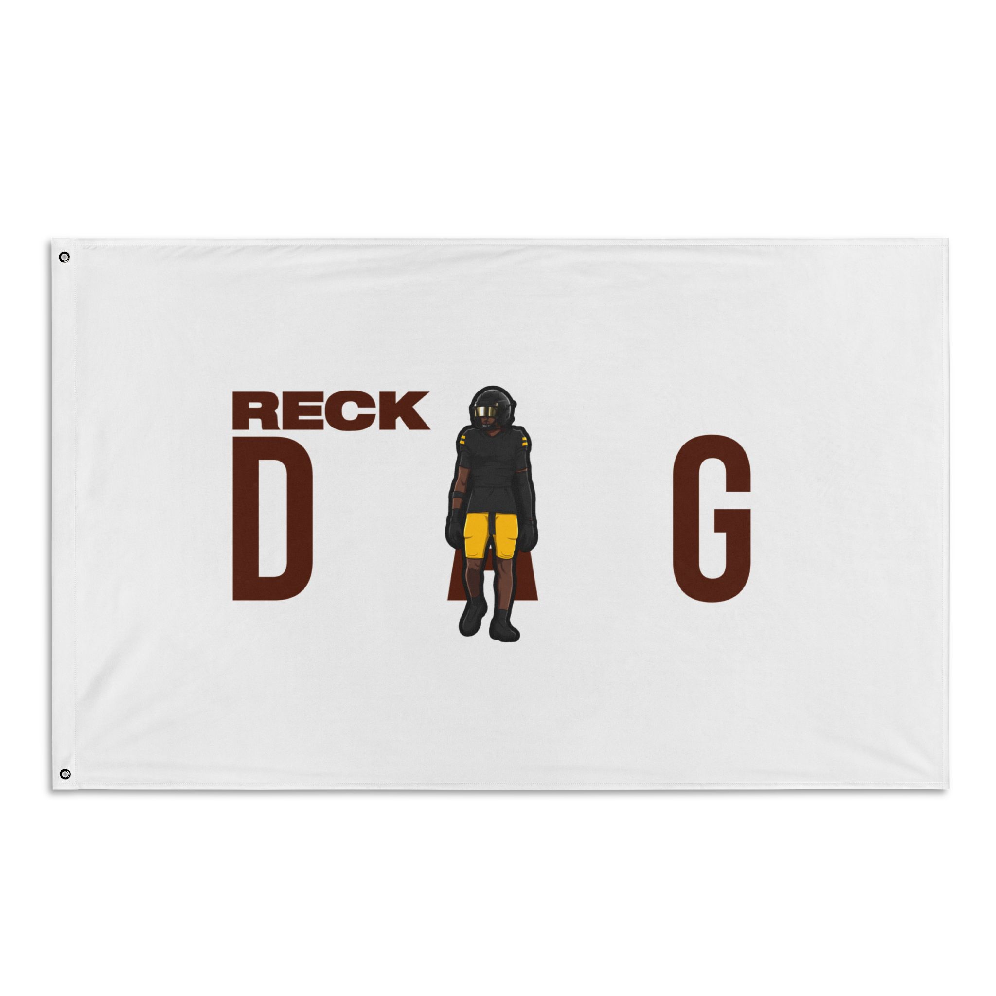 Flag (35 × 56 in) — character_player_name in Classic