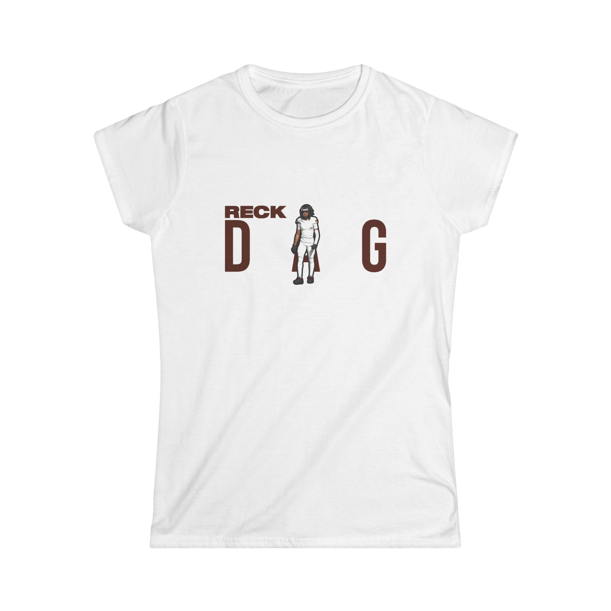 Women's Softstyle Tee — character_player_name in White