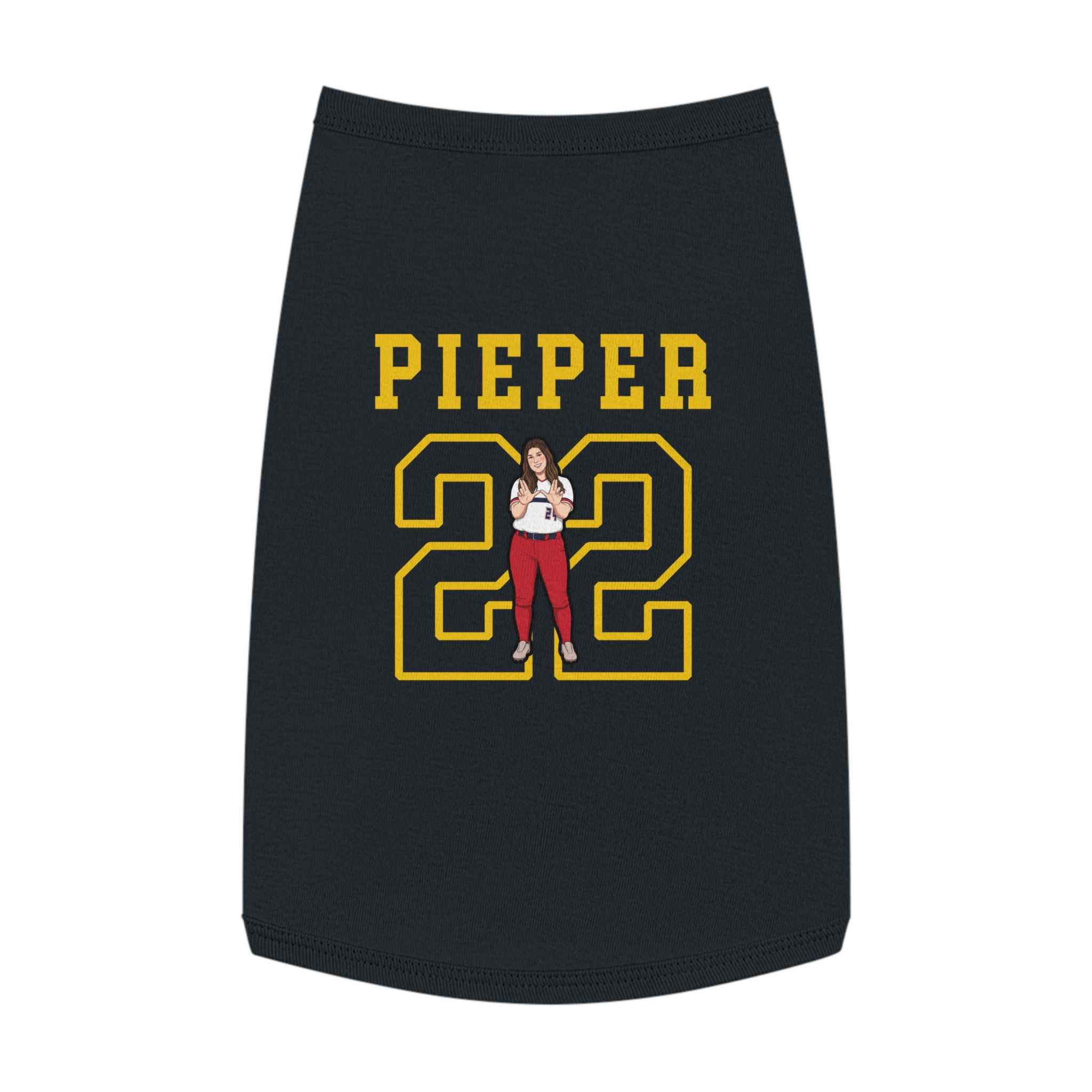 Pet Tank Top — character_shirsey in Black
