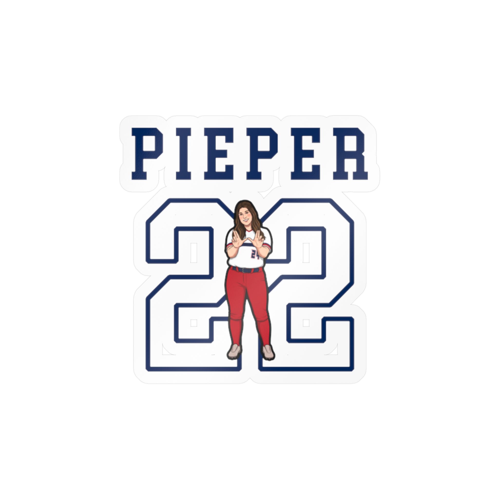 Vinyl Sticker — character_shirsey in Classic