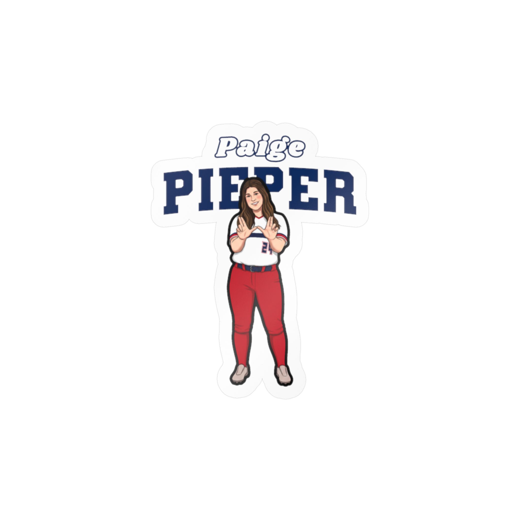 Vinyl Sticker — character_name_arch in Classic
