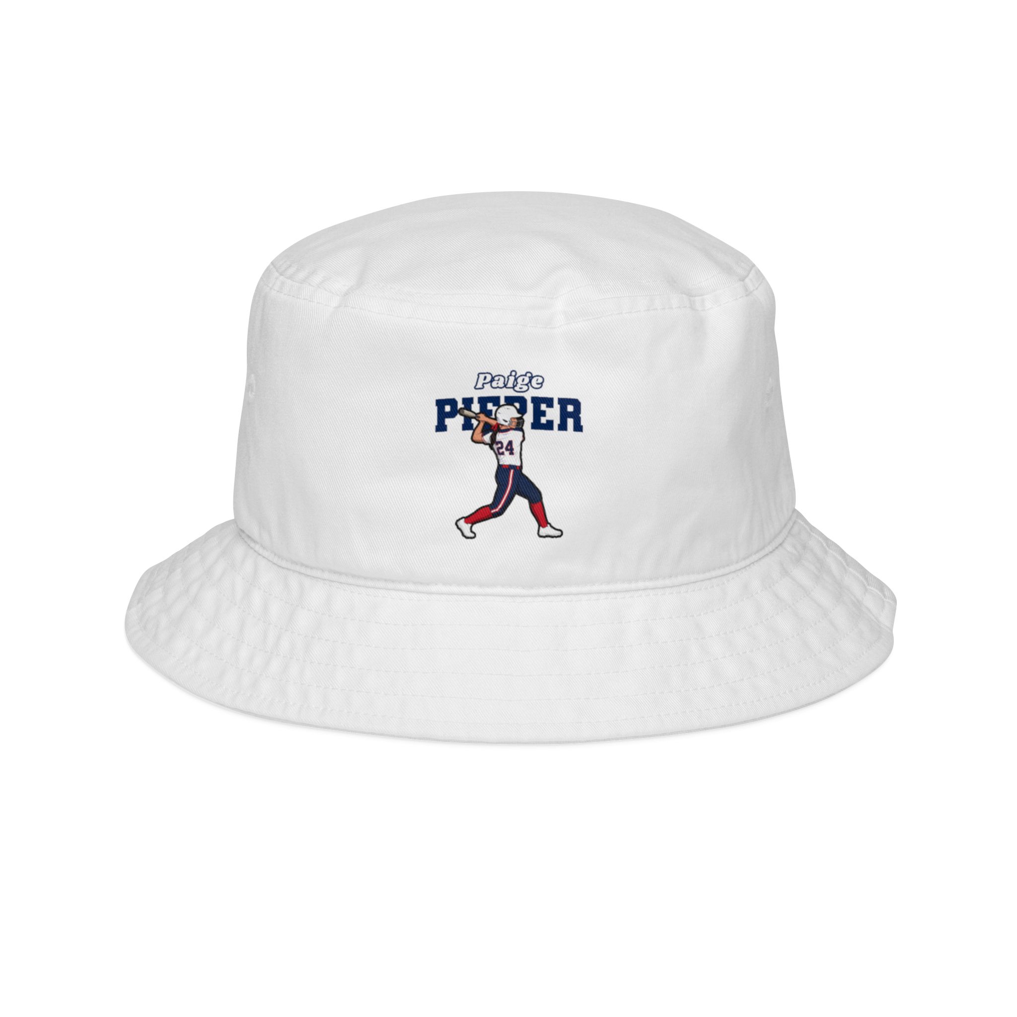 Bucket Hat — character_name_arch in White