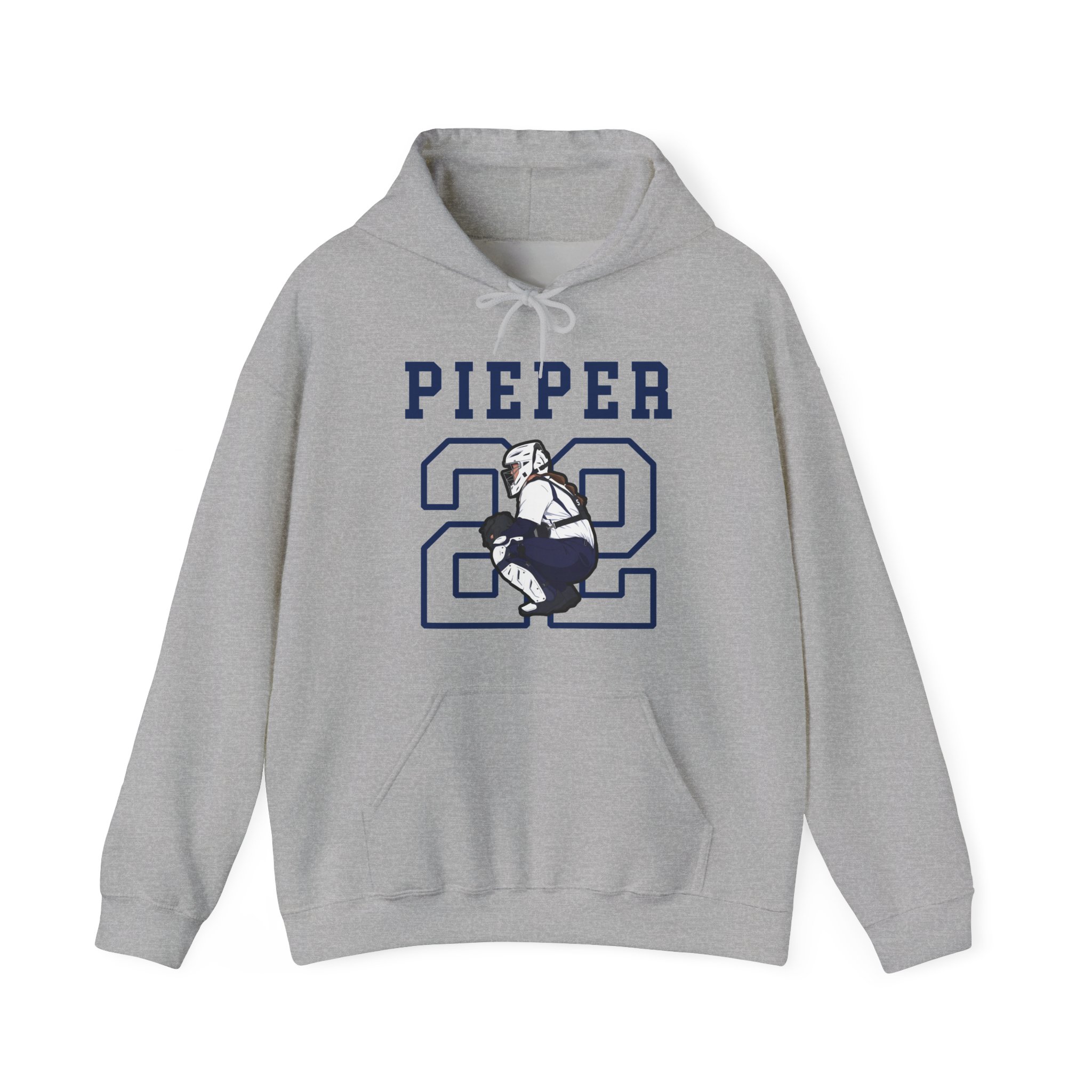 Hoodie — character_shirsey in Grey