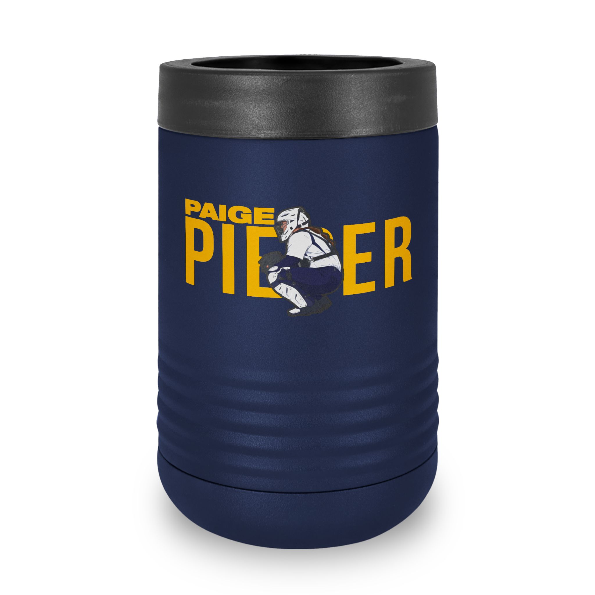 Stainless Can Cooler — character_player_name in Navy