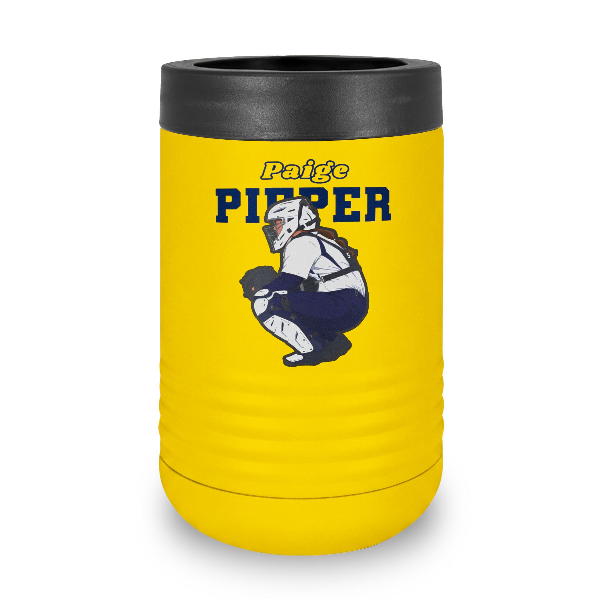 Stainless Can Cooler — character_name_arch in Yellow