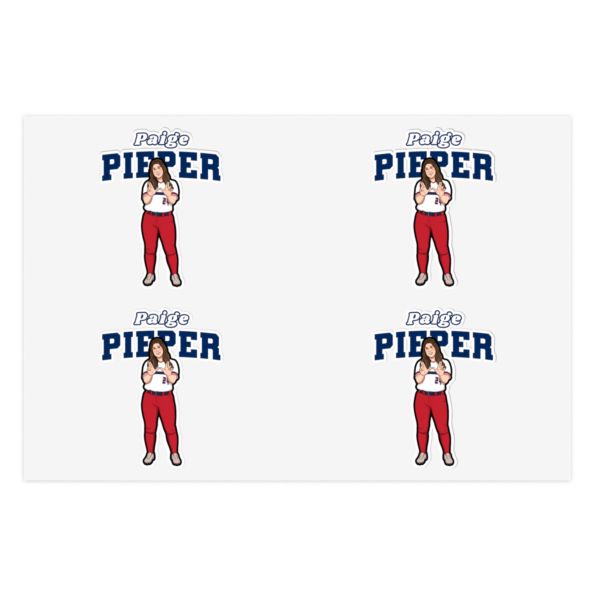 Sticker Sheet — character_name_arch in Classic