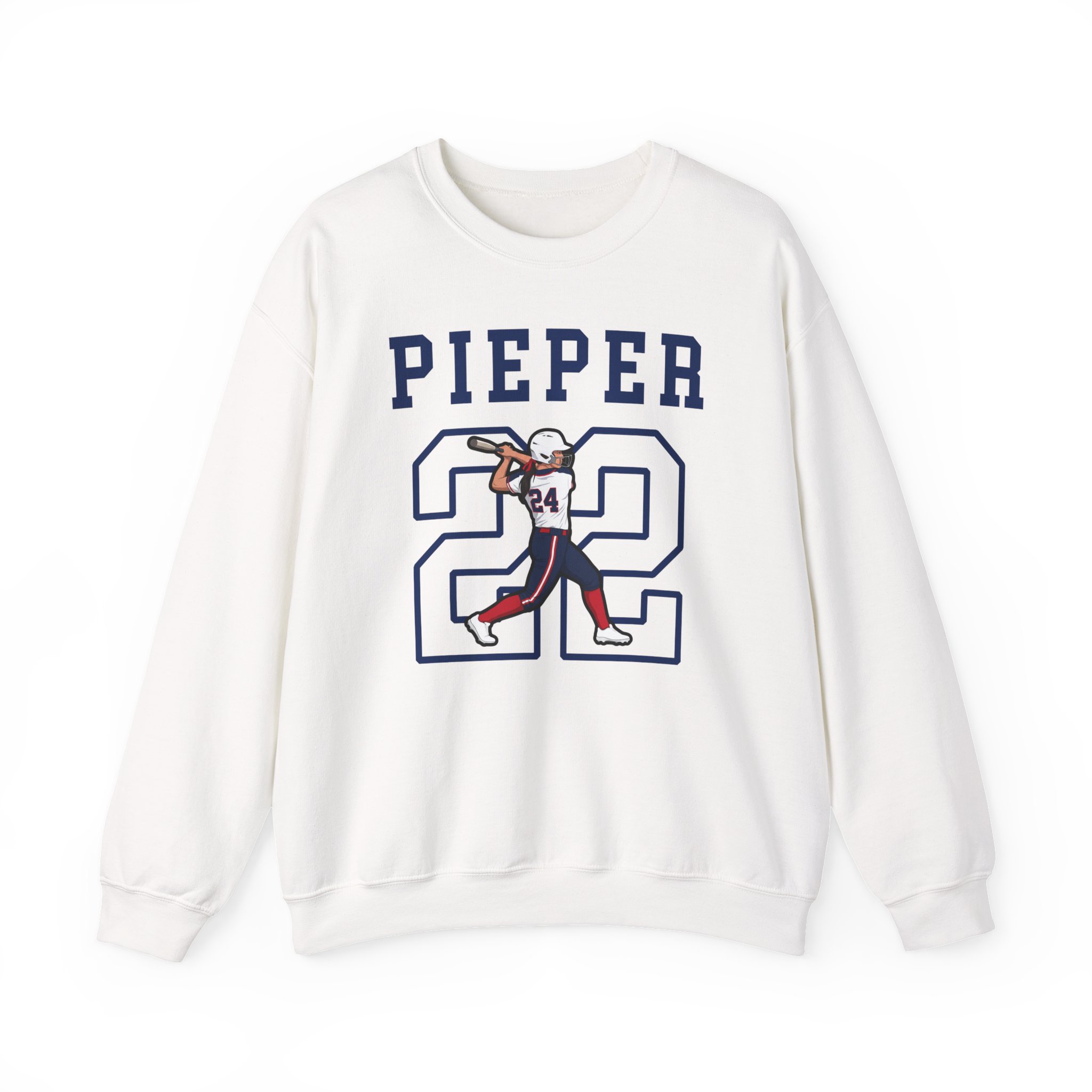 Crewneck Sweatshirt — character_shirsey in White