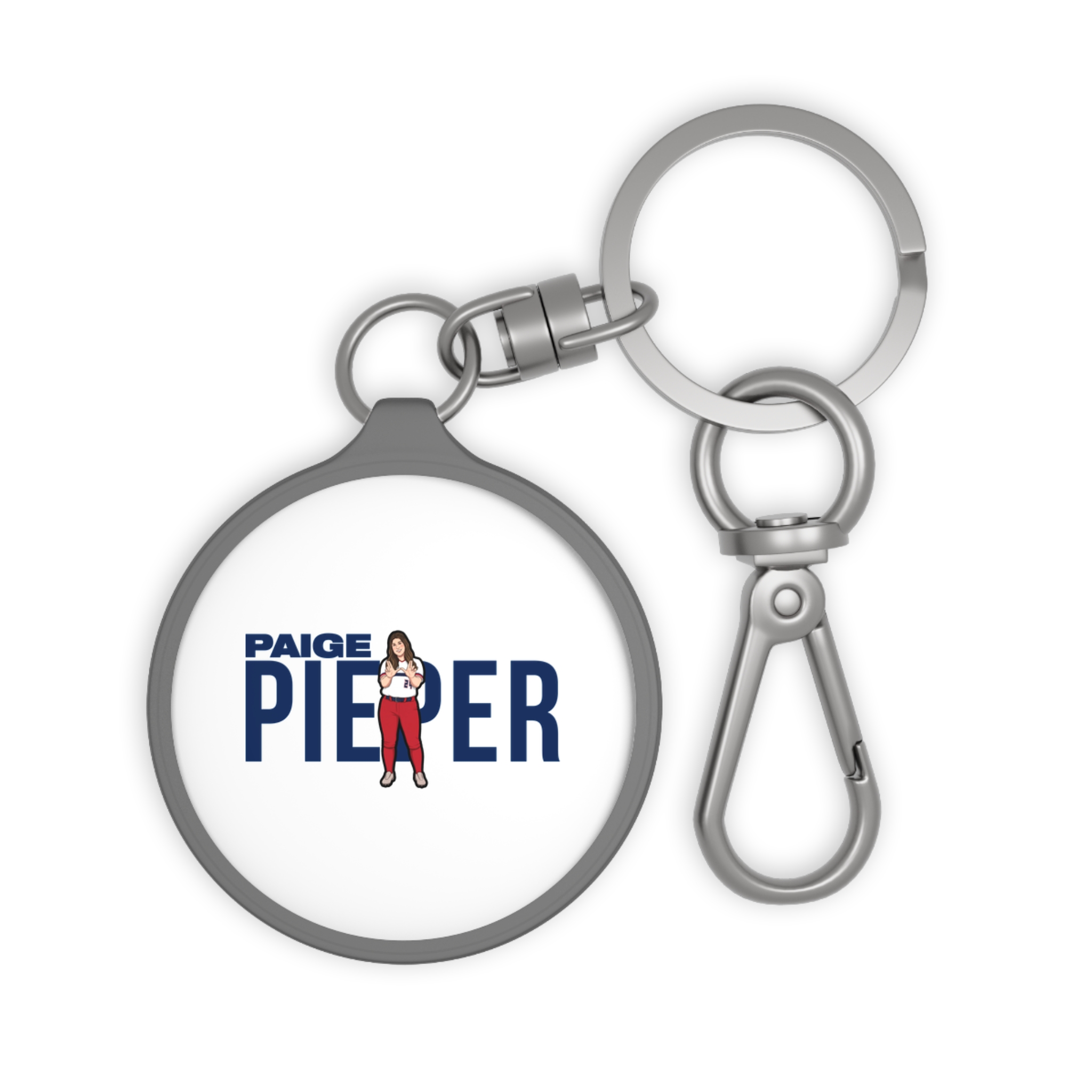 Keychain — character_player_name in Grey
