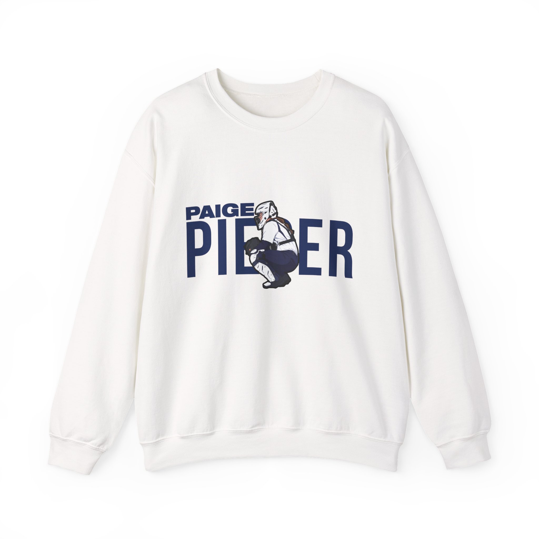 Crewneck Sweatshirt — character_player_name in White
