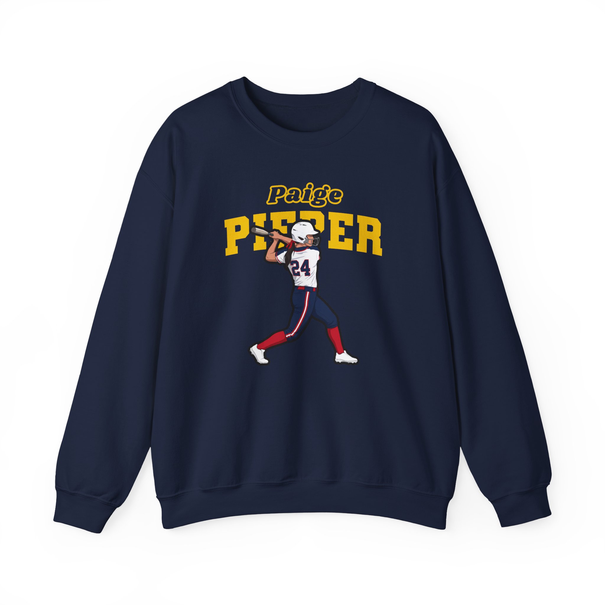 Crewneck Sweatshirt — character_name_arch in Navy