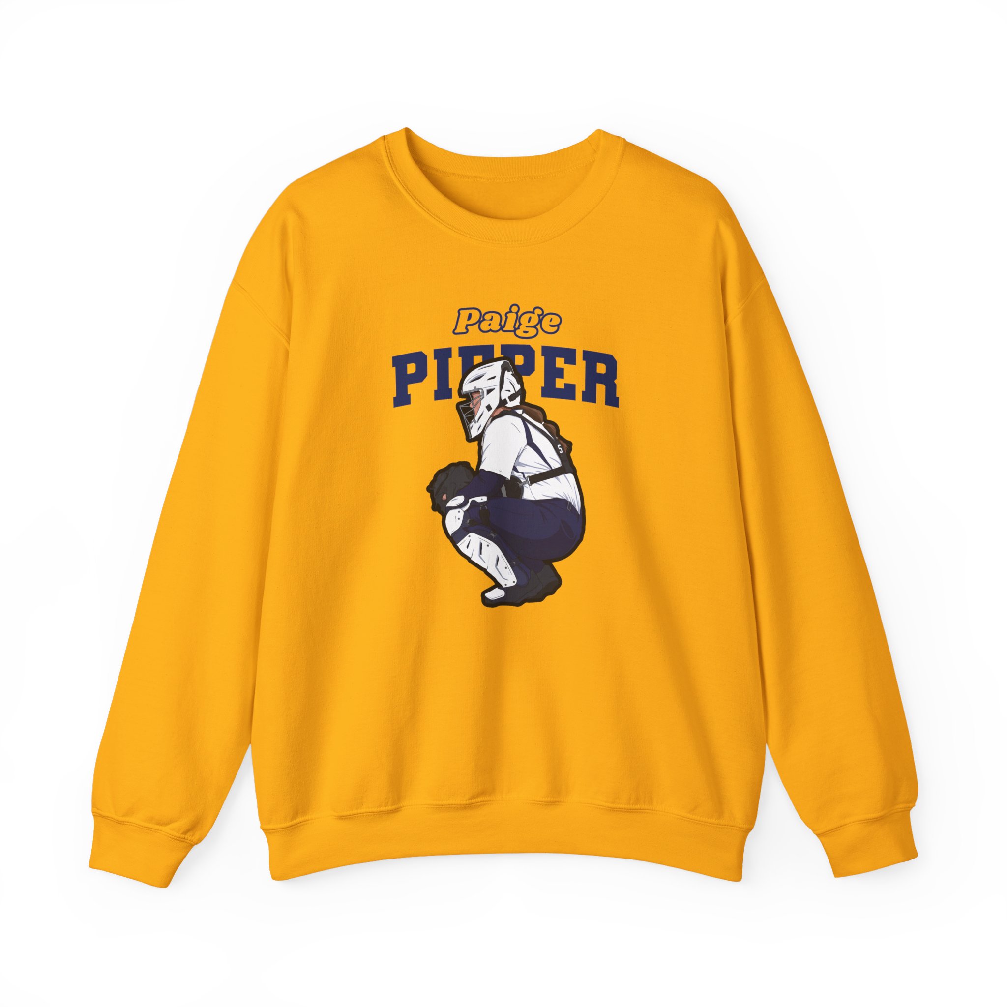 Crewneck Sweatshirt — character_name_arch in Gold