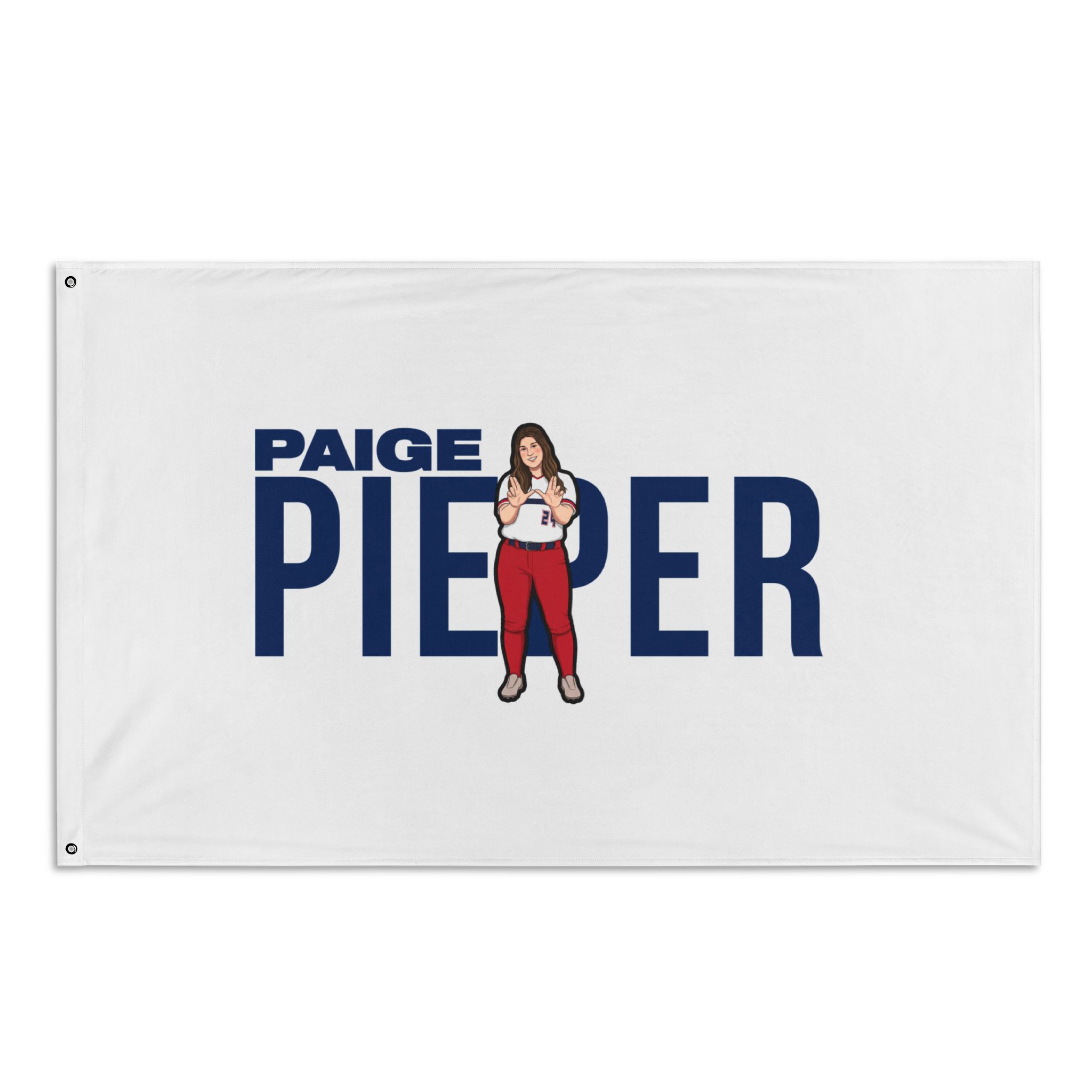 Flag (35 × 56 in) — character_player_name in Classic