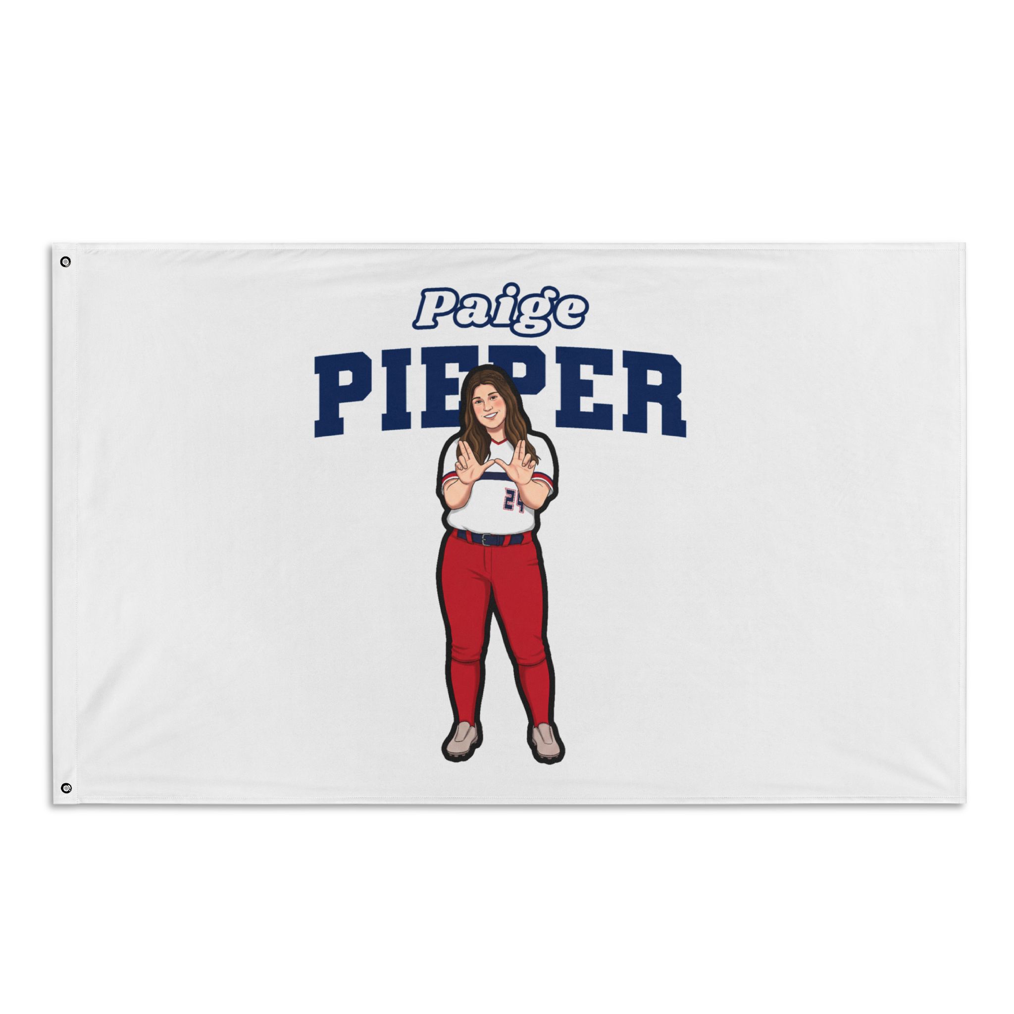 Flag (35 × 56 in) — character_name_arch in Classic