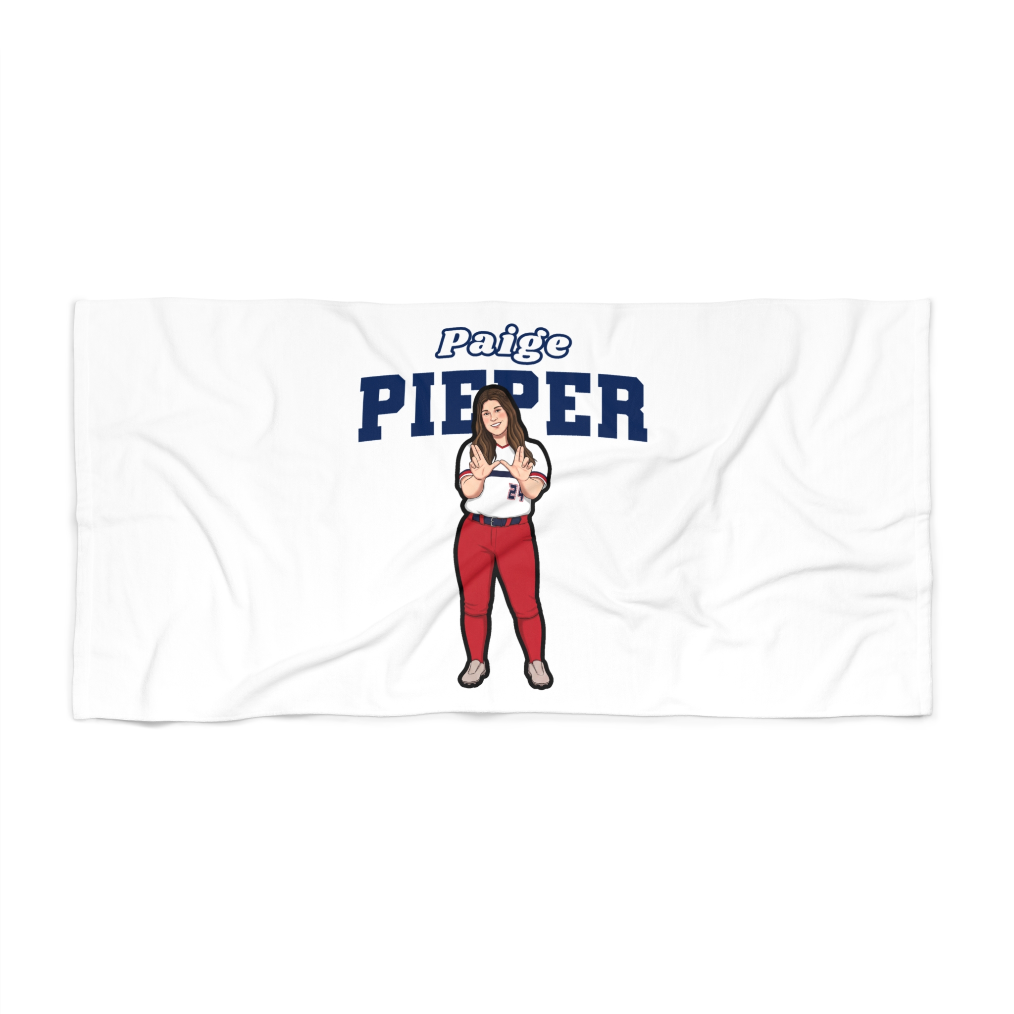 Beach Towel — character_name_arch in Classic
