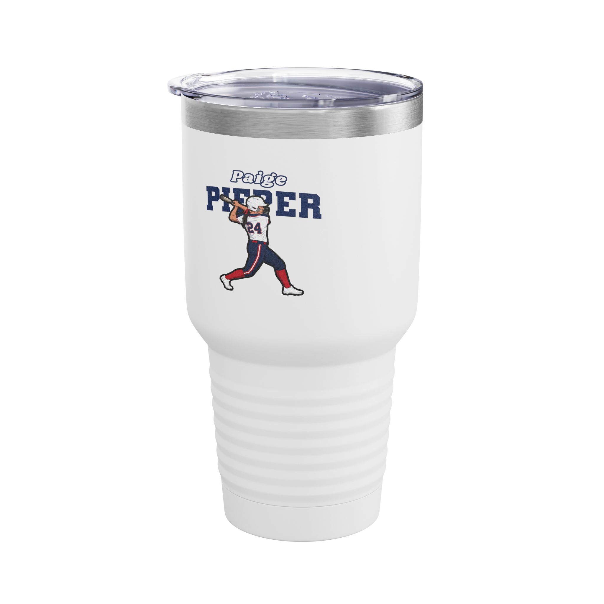 30oz Tumbler — character_name_arch in White