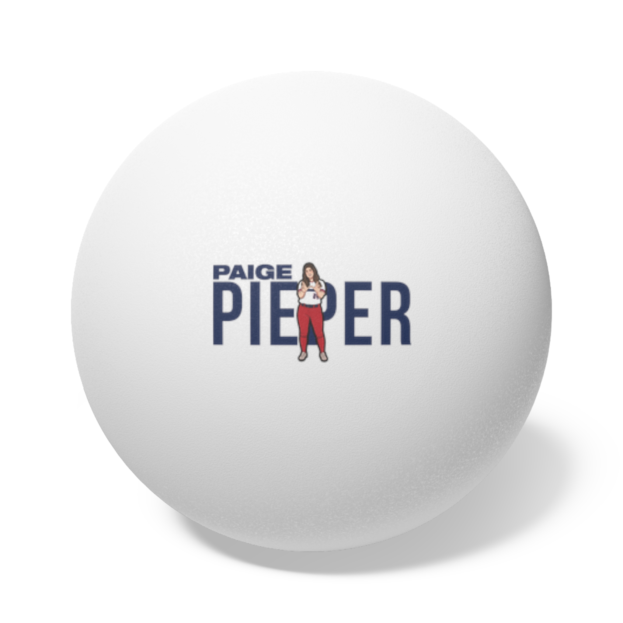 Ping Pong Balls, 6 pcs — character_player_name in White