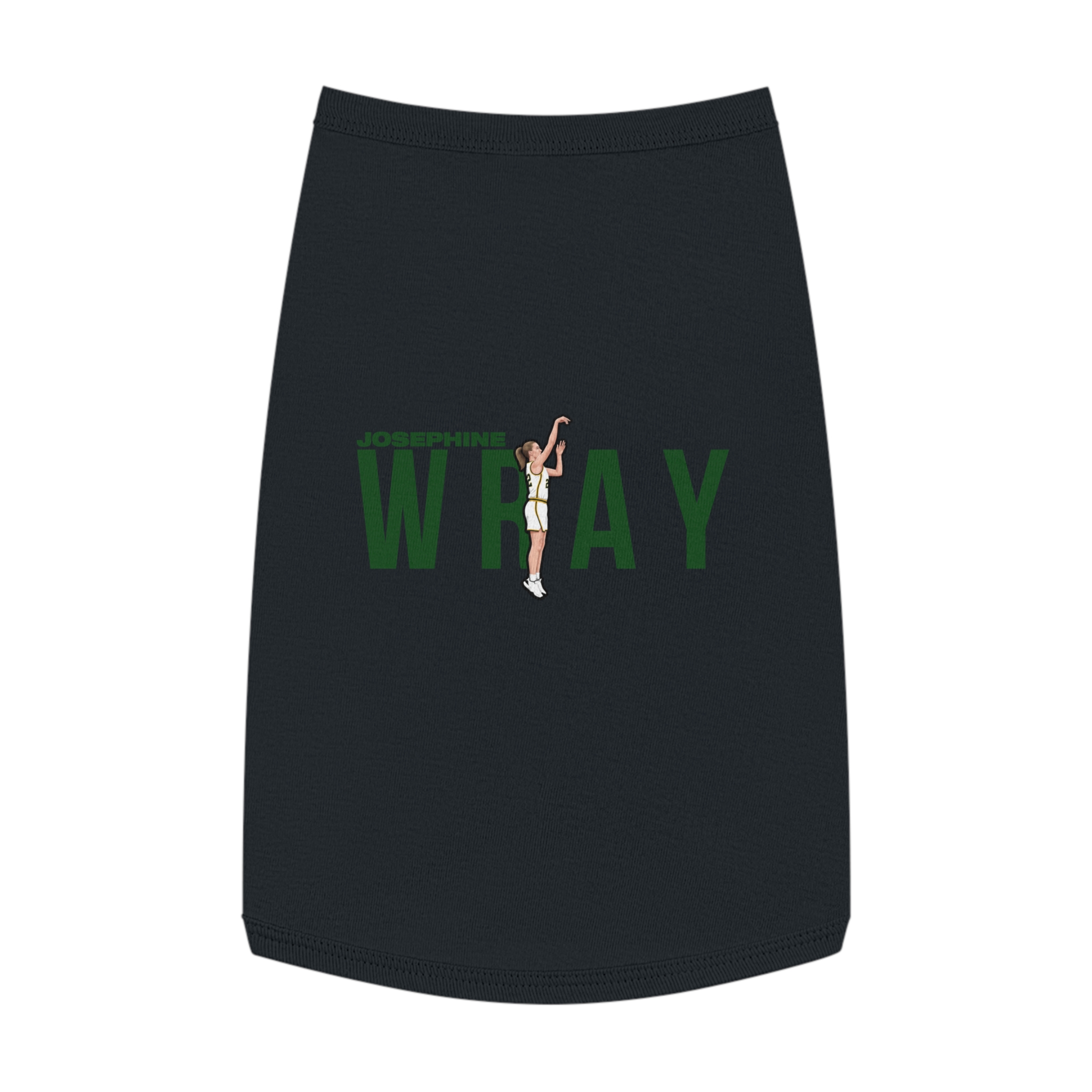 Pet Tank Top — character_player_name in Black