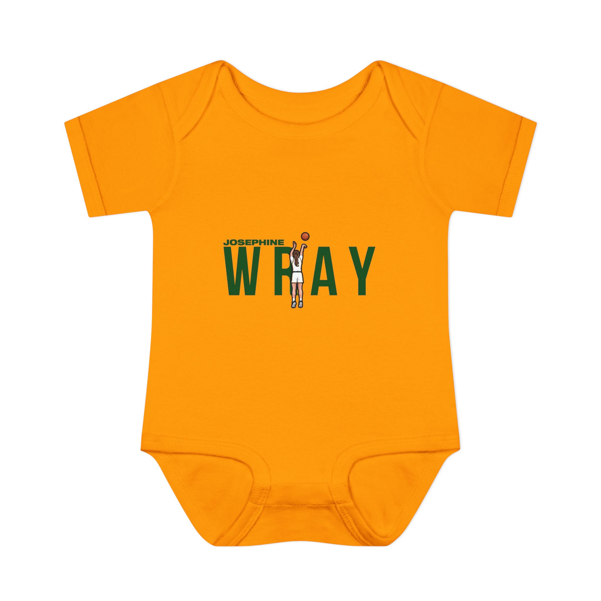 Baby Onesie — character_player_name in Gold