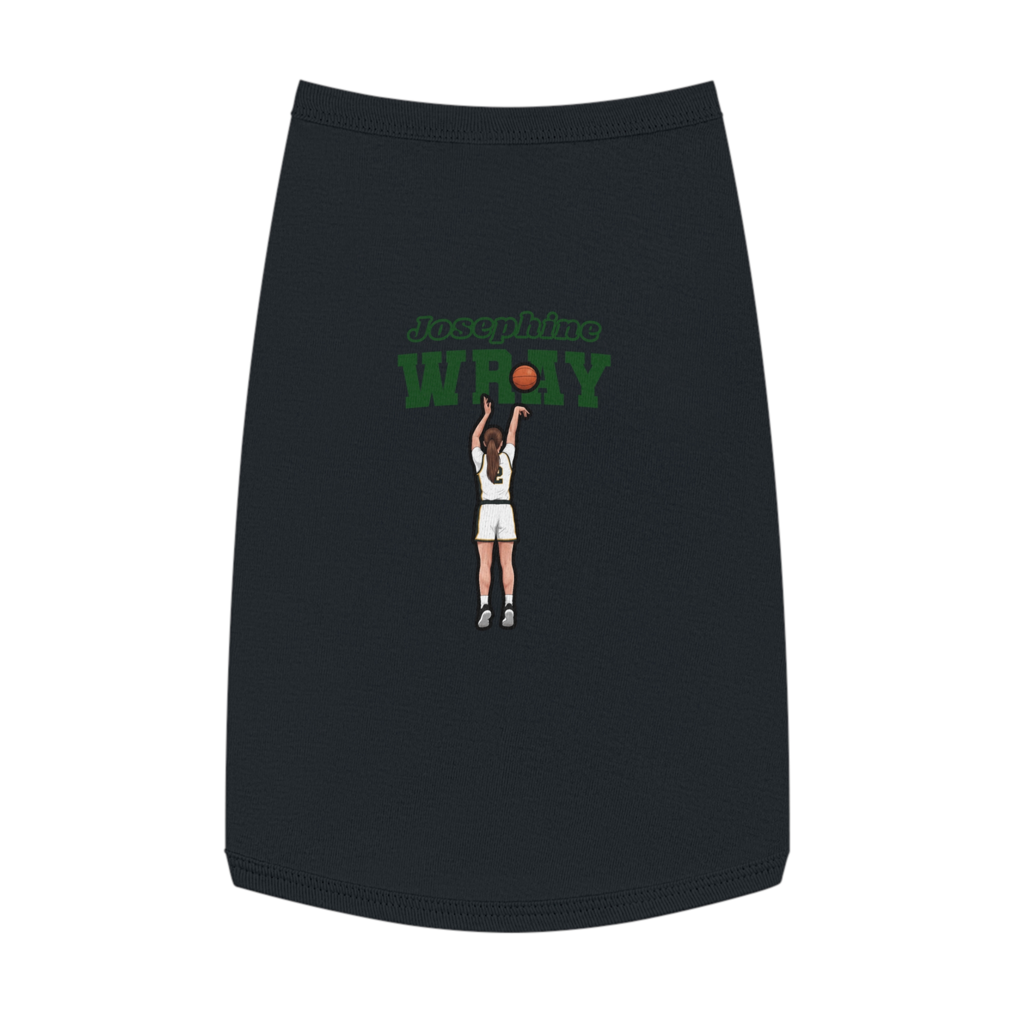 Pet Tank Top — character_name_arch in White