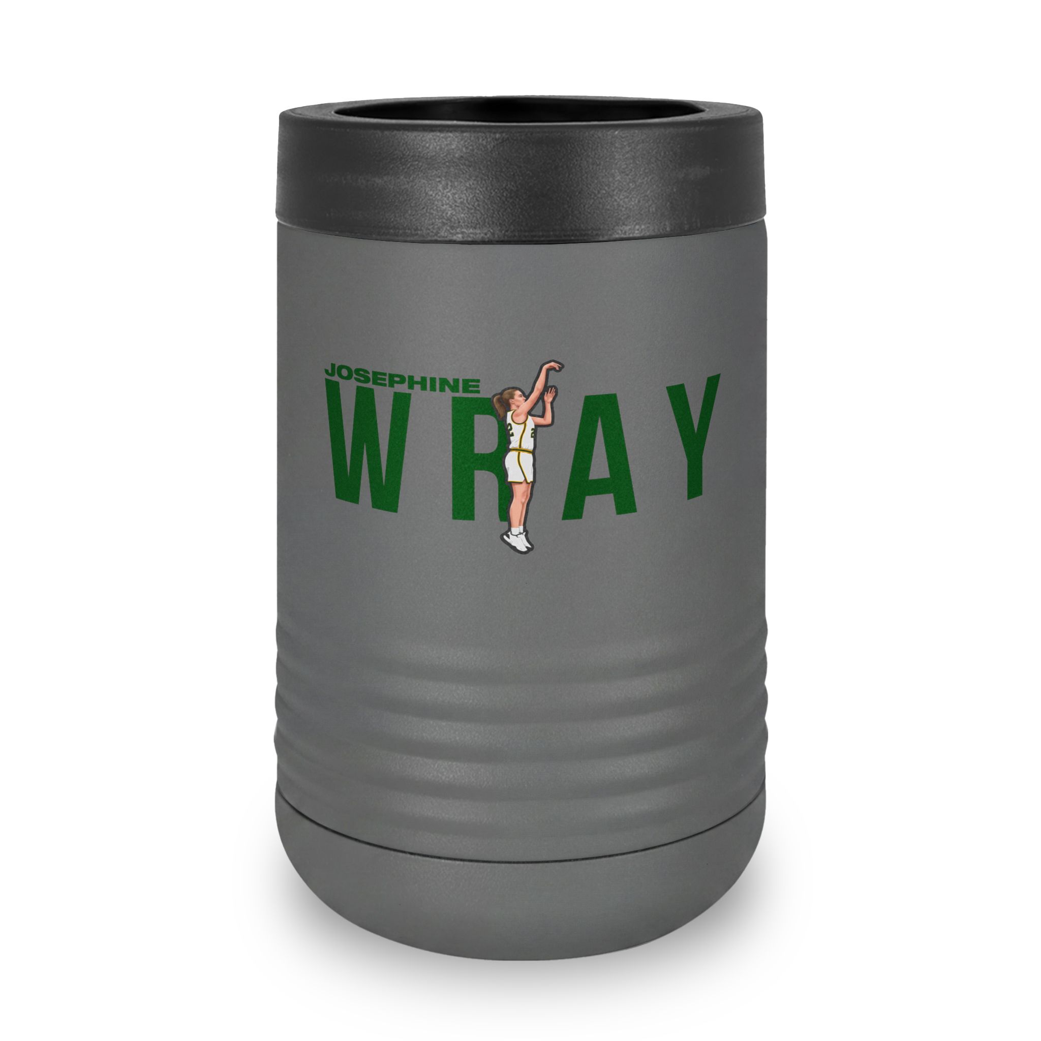 Stainless Can Cooler — character_player_name in Grey